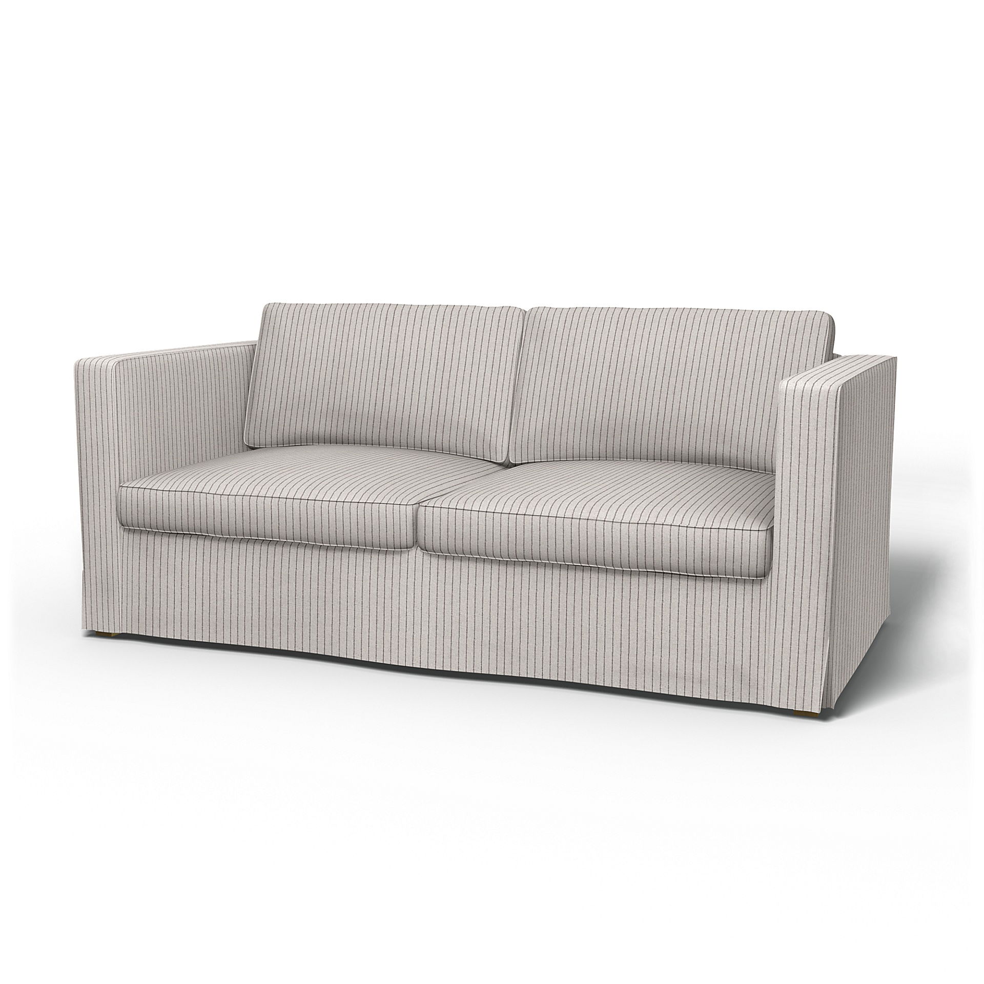 IKEA - Karlanda Sofa Bed Cover, Silver Grey, Cotton - Bemz