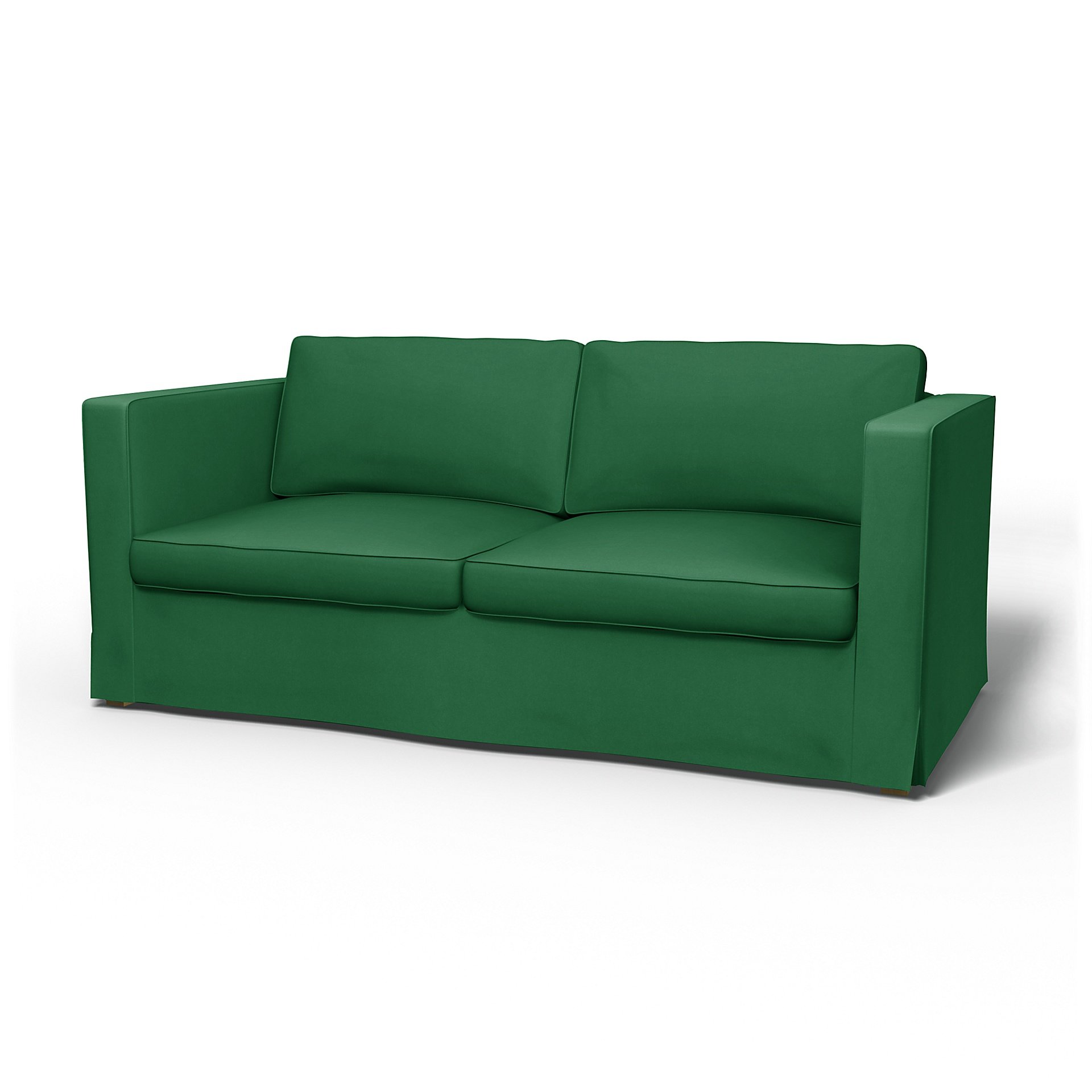 IKEA - Karlanda Sofa Bed Cover, Abundant Green, Velvet - Bemz