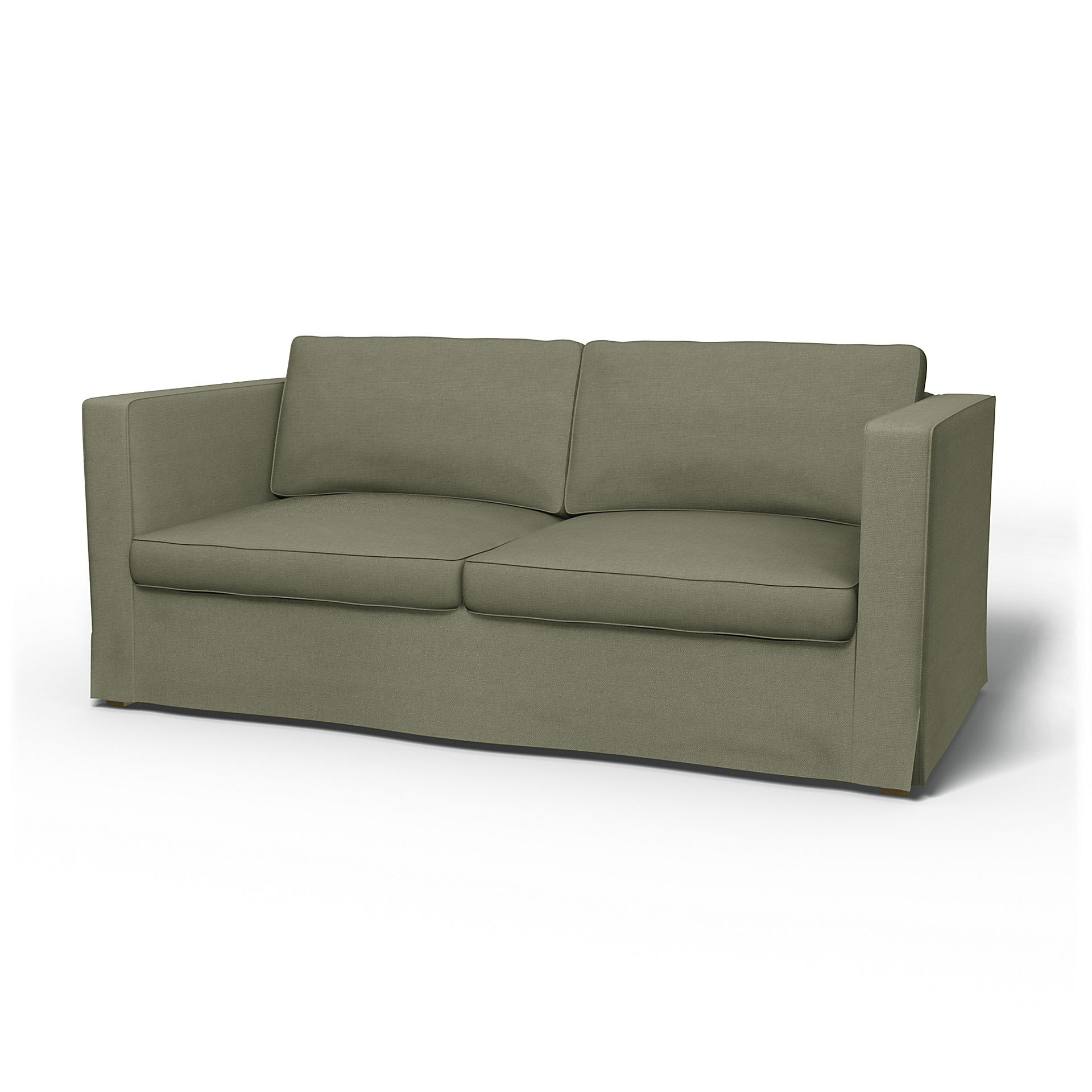 IKEA - Karlanda Sofa Bed Cover, Sage, Linen - Bemz