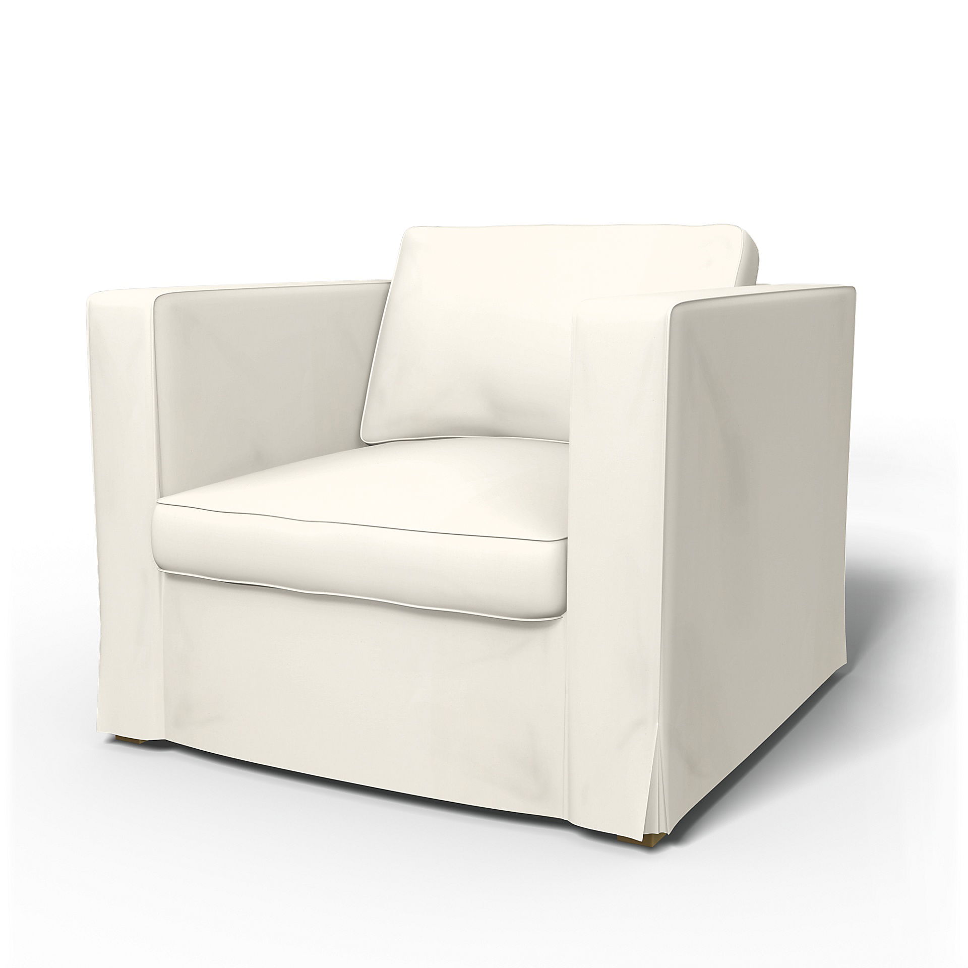 IKEA - Karlanda Armchair Cover, Rust, Bouclé & Texture - Bemz