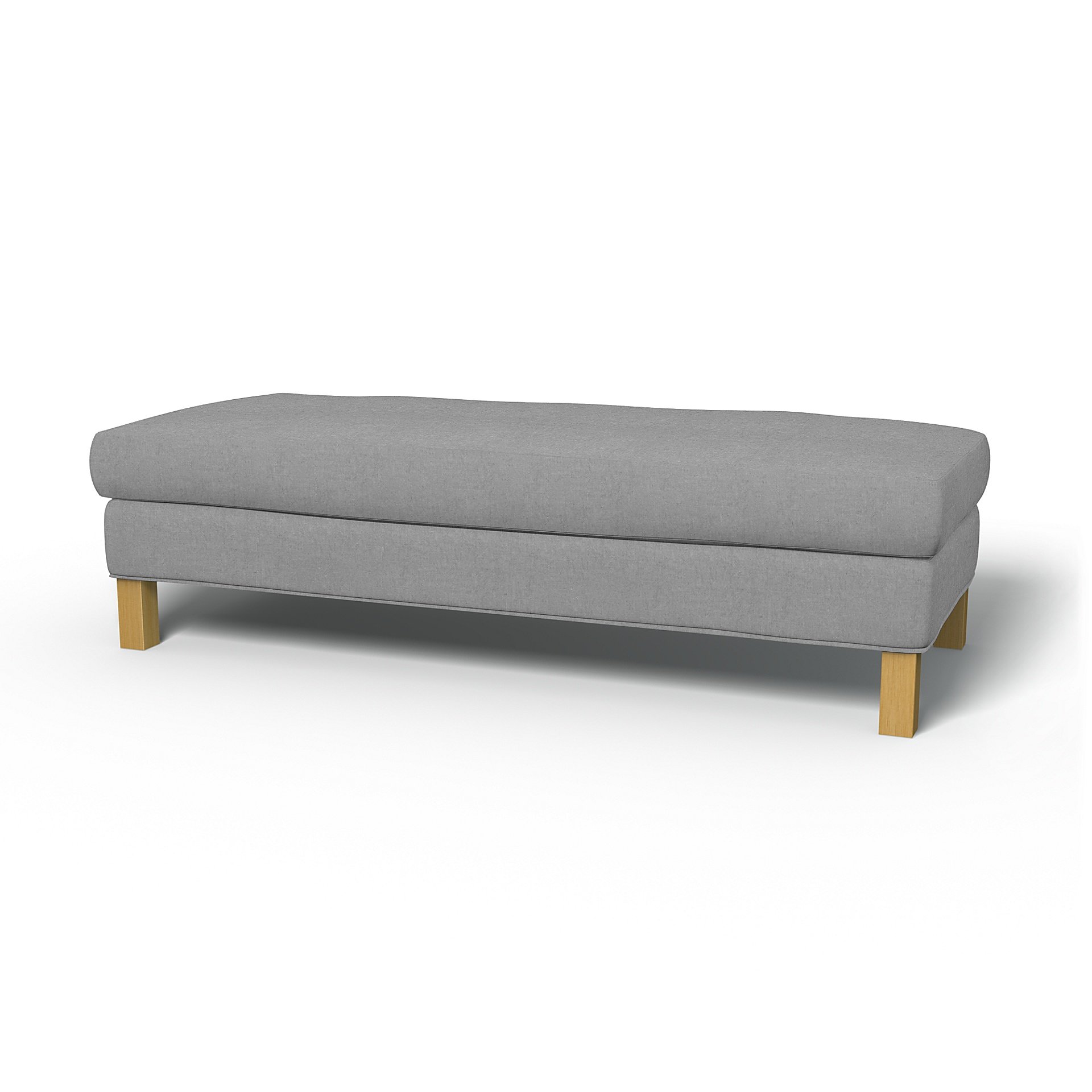 IKEA - Karlanda Bench Cover, Graphite, Linen - Bemz