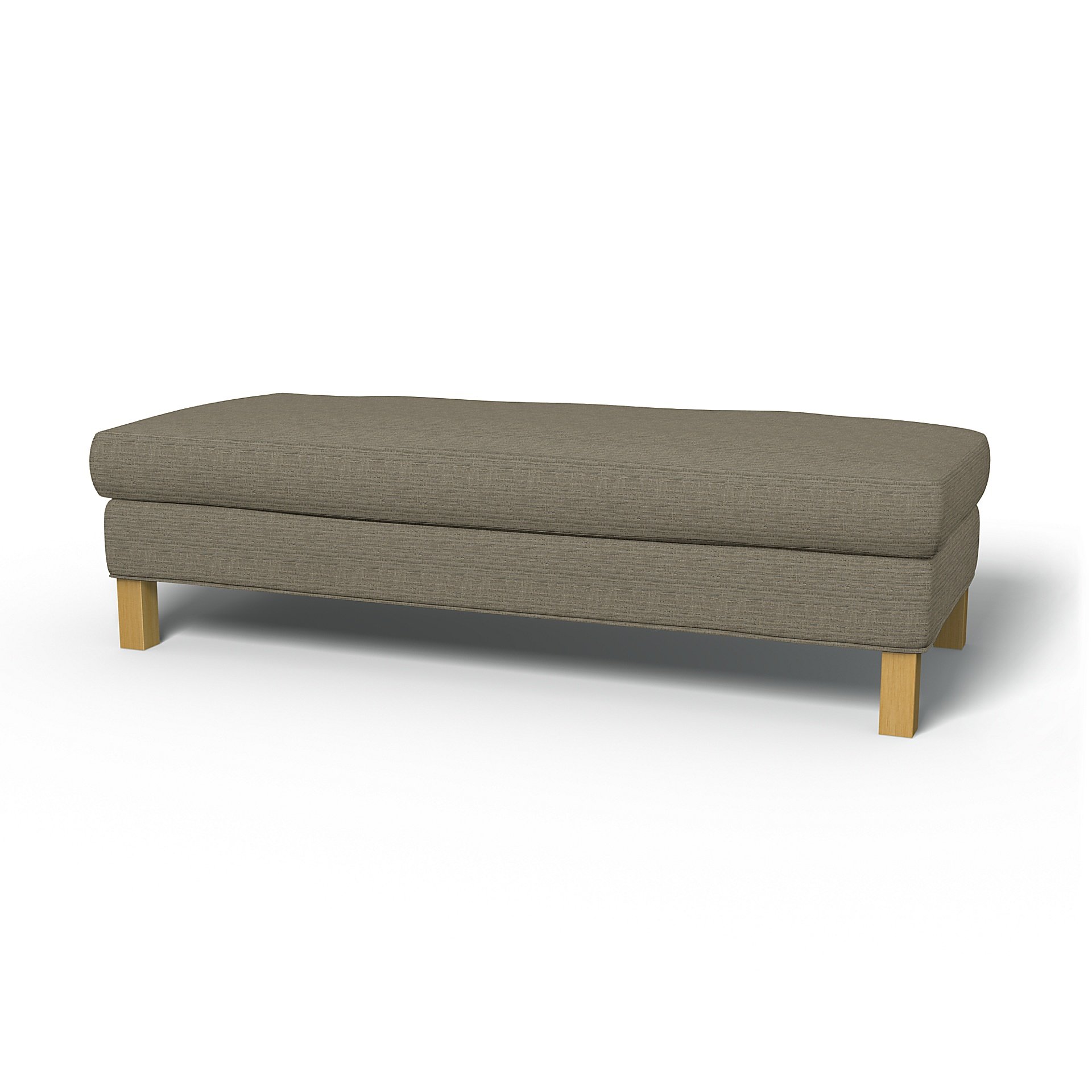 IKEA - Karlanda Bench Cover, Mole Brown, Boucle & Texture - Bemz
