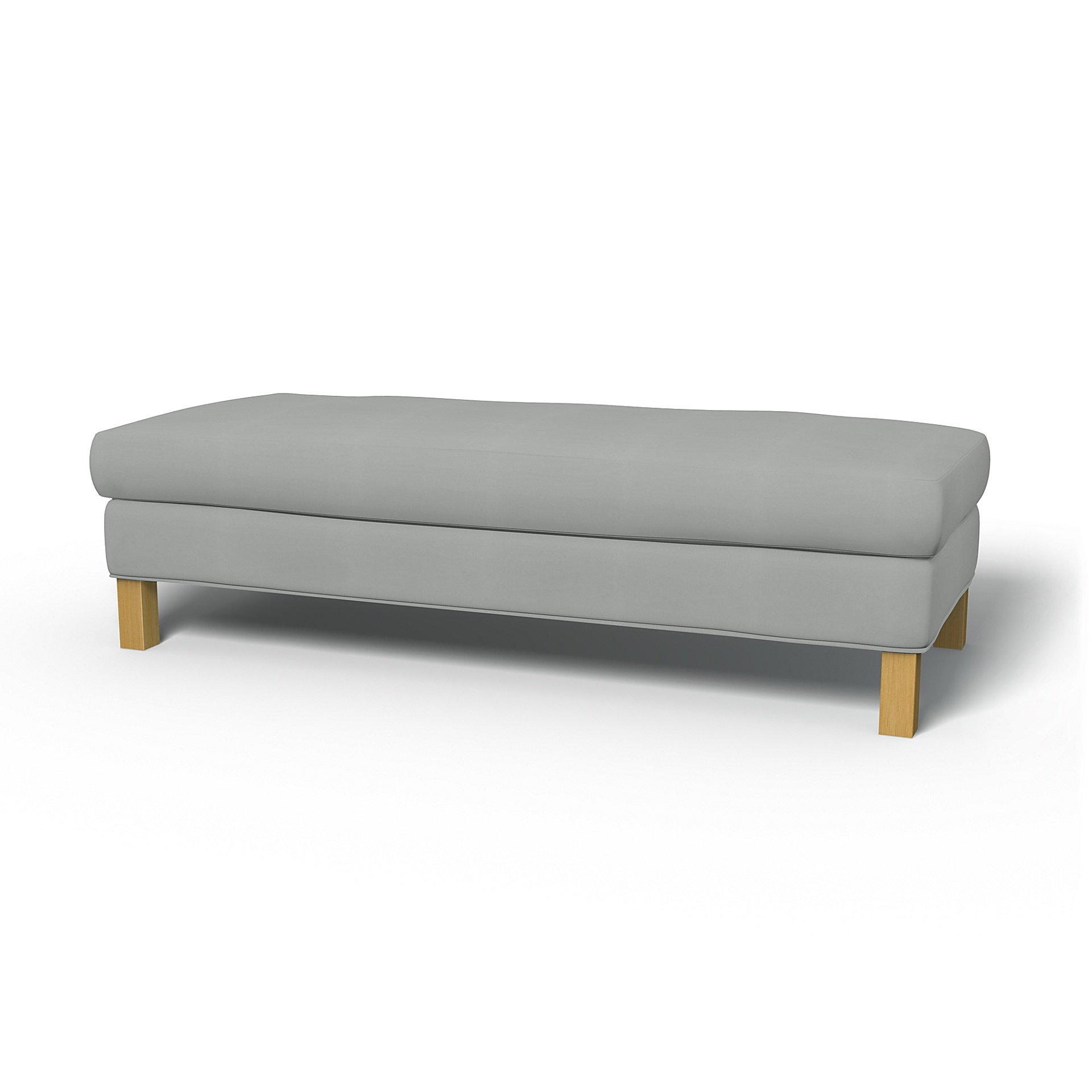 IKEA - Karlanda Bench Cover, Silver Grey, Cotton - Bemz