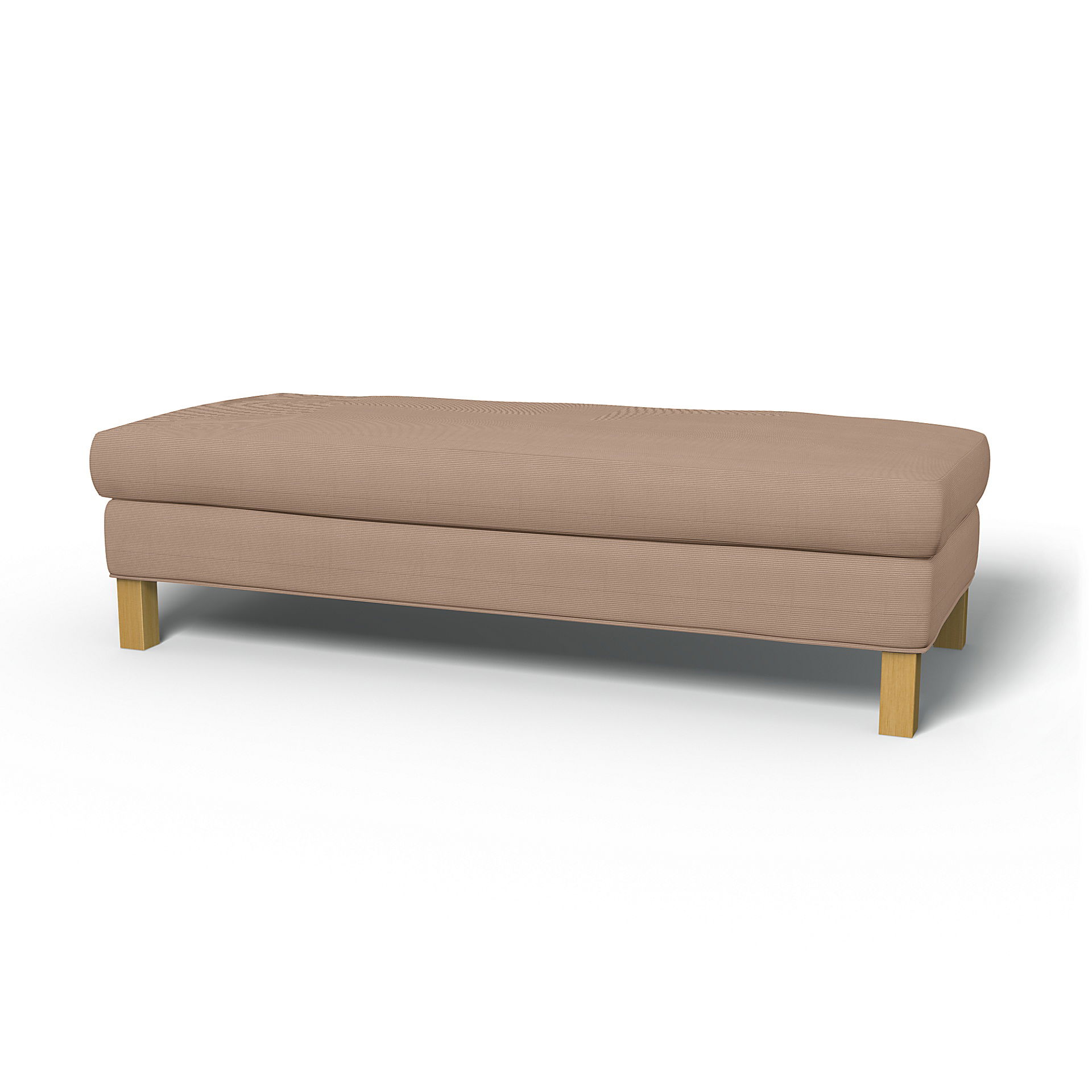 IKEA - Karlanda Bench Cover, Dusty Rose, Corduroy - Bemz