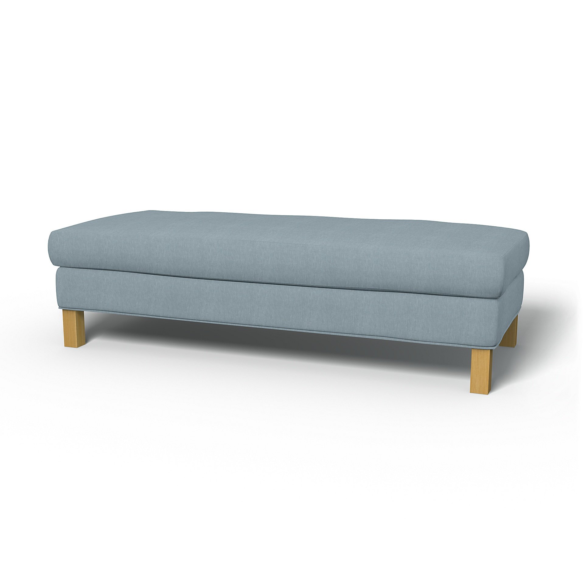 IKEA - Karlanda Bench Cover, Dusty Blue, Linen - Bemz