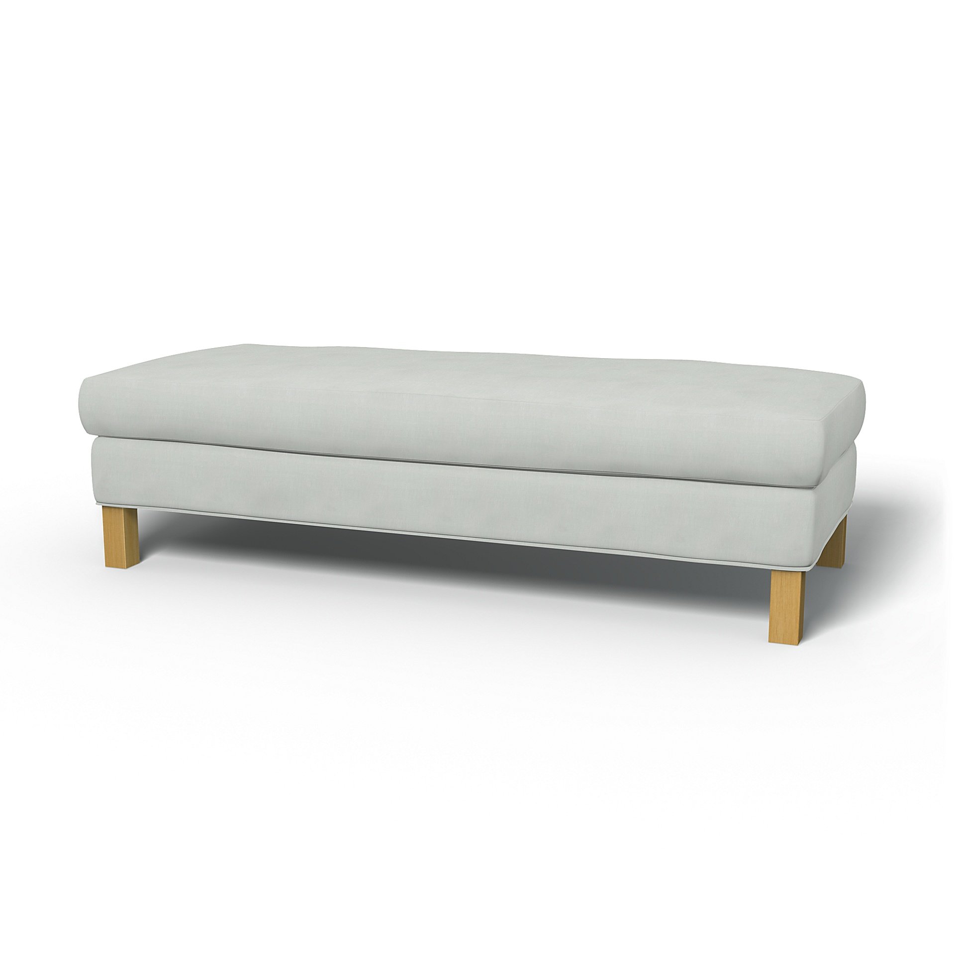 IKEA - Karlanda Bench Cover, Silver Grey, Linen - Bemz