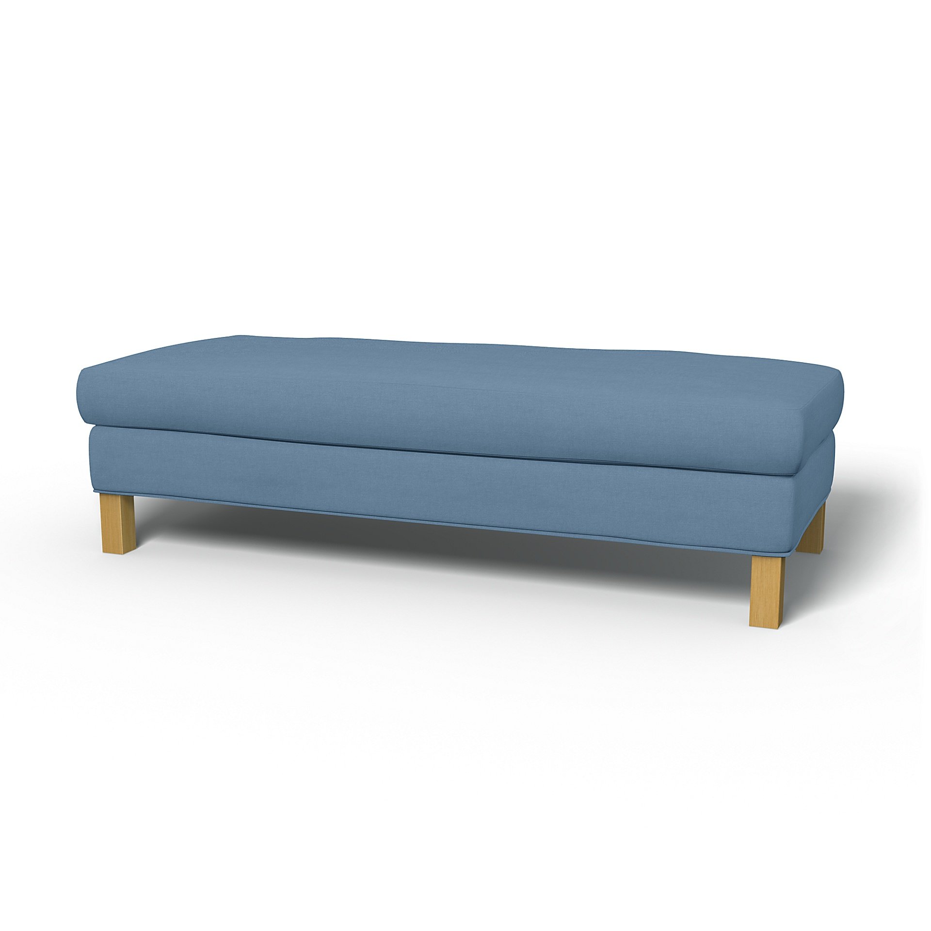 IKEA - Karlanda Bench Cover, Vintage Blue, Linen - Bemz