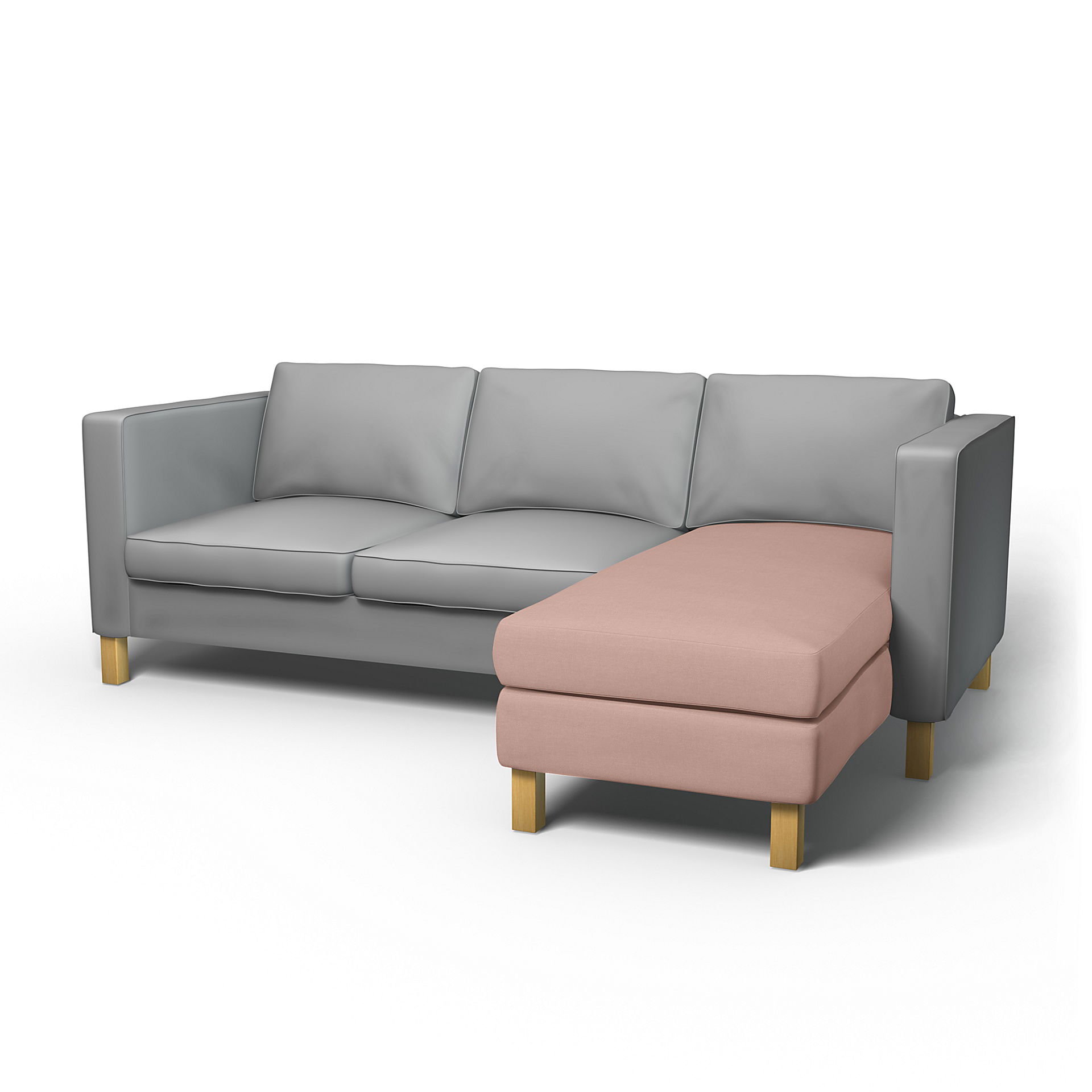 IKEA - Housse pour module méridienne Karlanda, Blush, Lin - Bemz