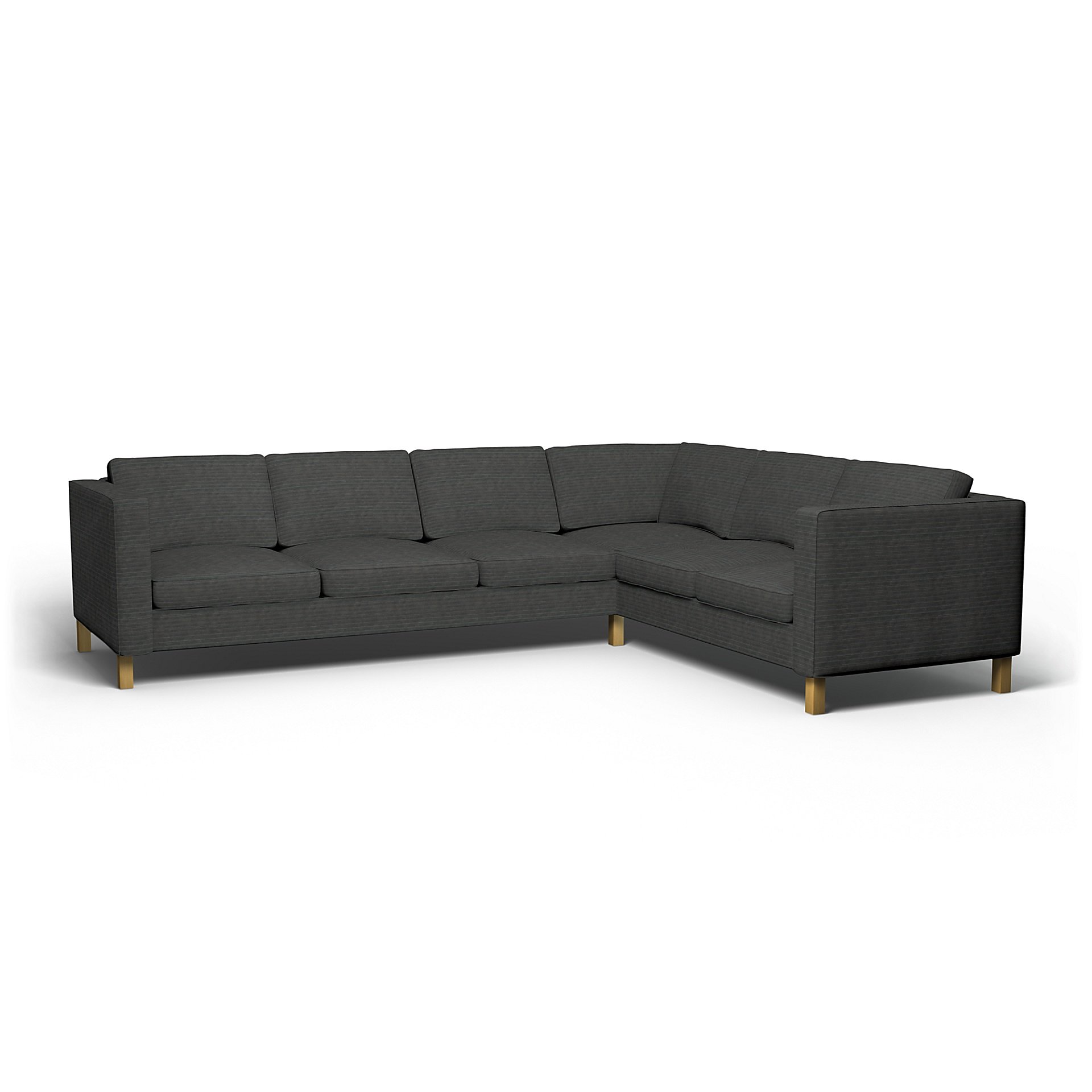 IKEA - Karlanda Corner Sofa Cover (3+2), Licorice, Corduroy - Bemz