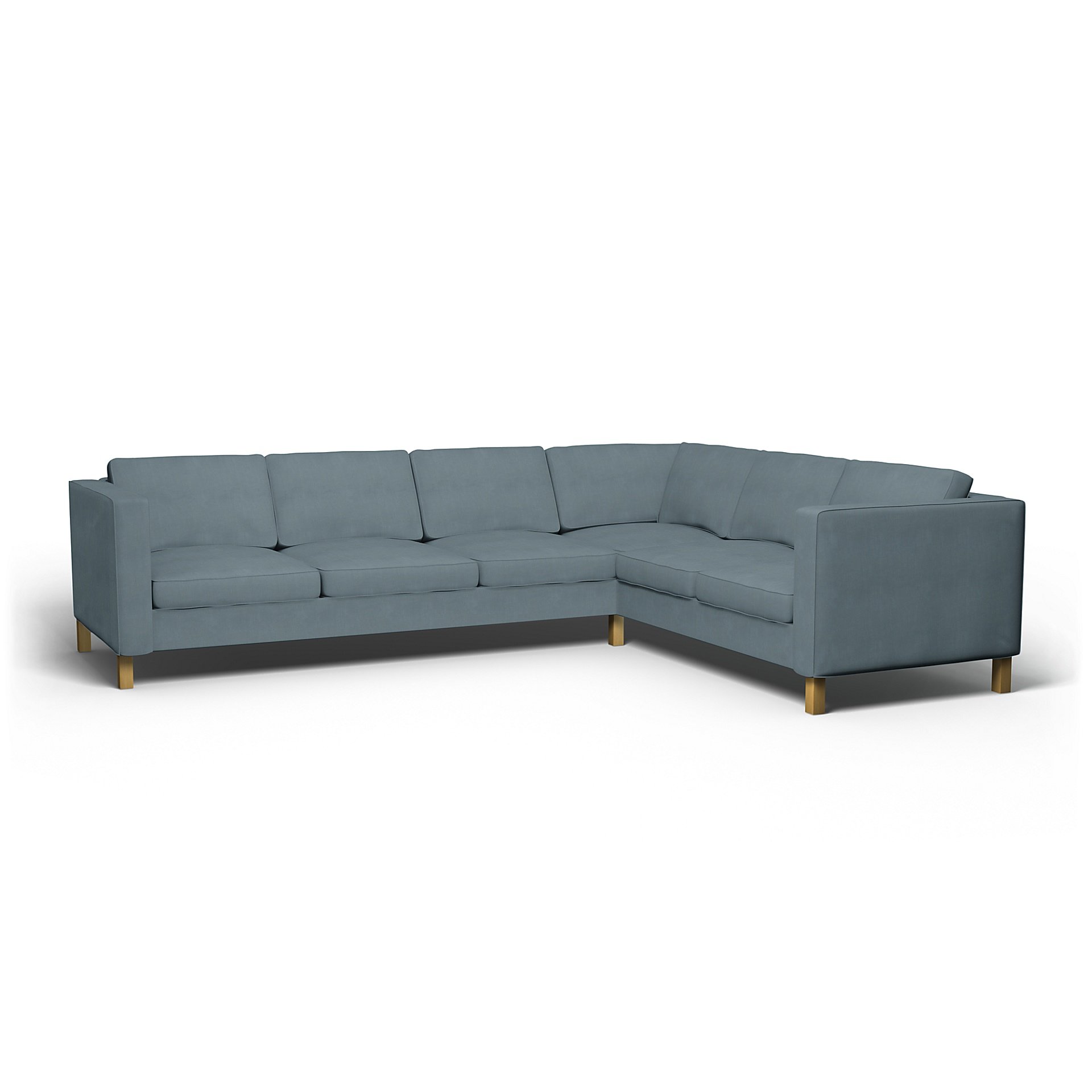 IKEA - Karlanda Corner Sofa Cover (3+2), Dusk, Linen - Bemz