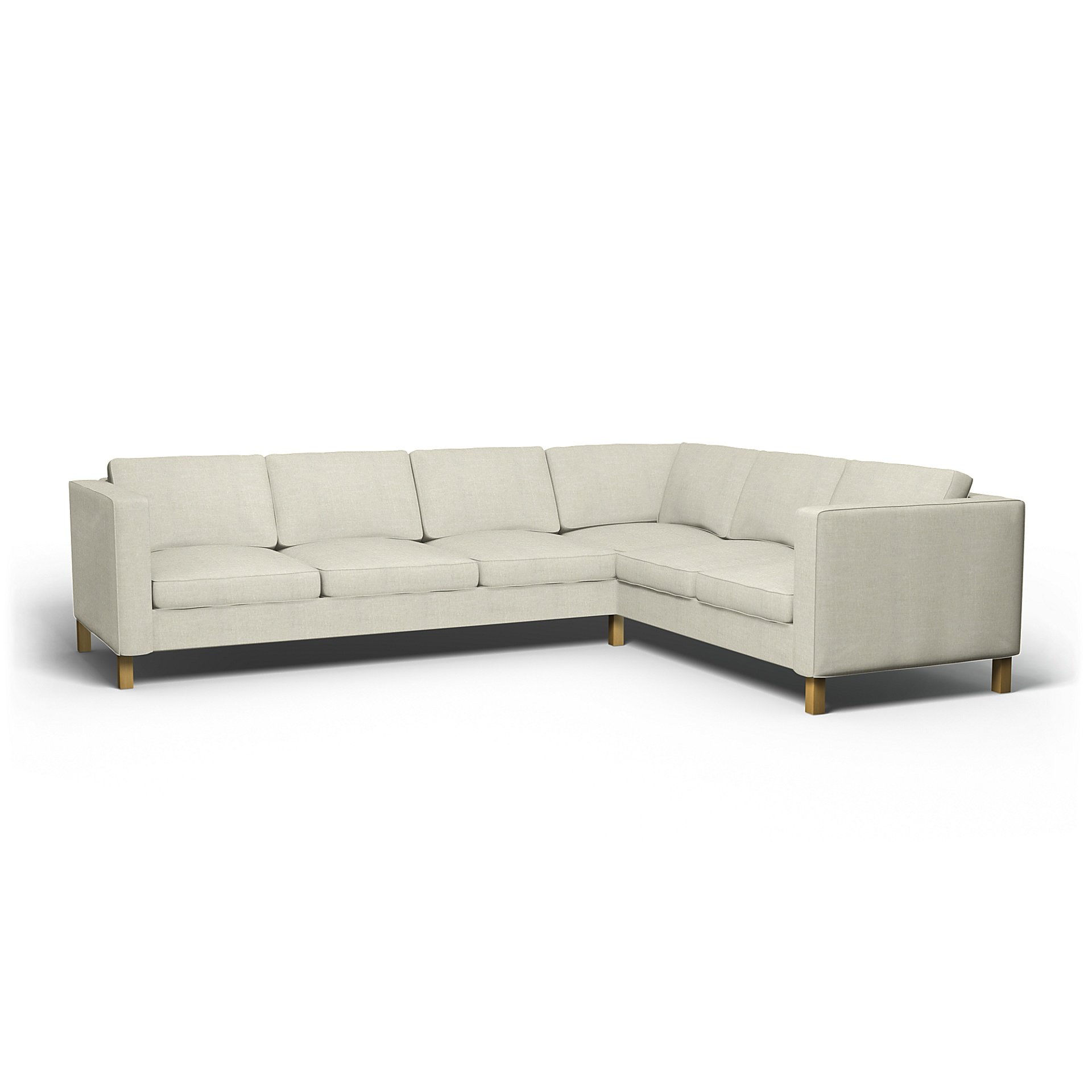 IKEA - Karlanda Corner Sofa Cover (3+2), Natural, Linen - Bemz