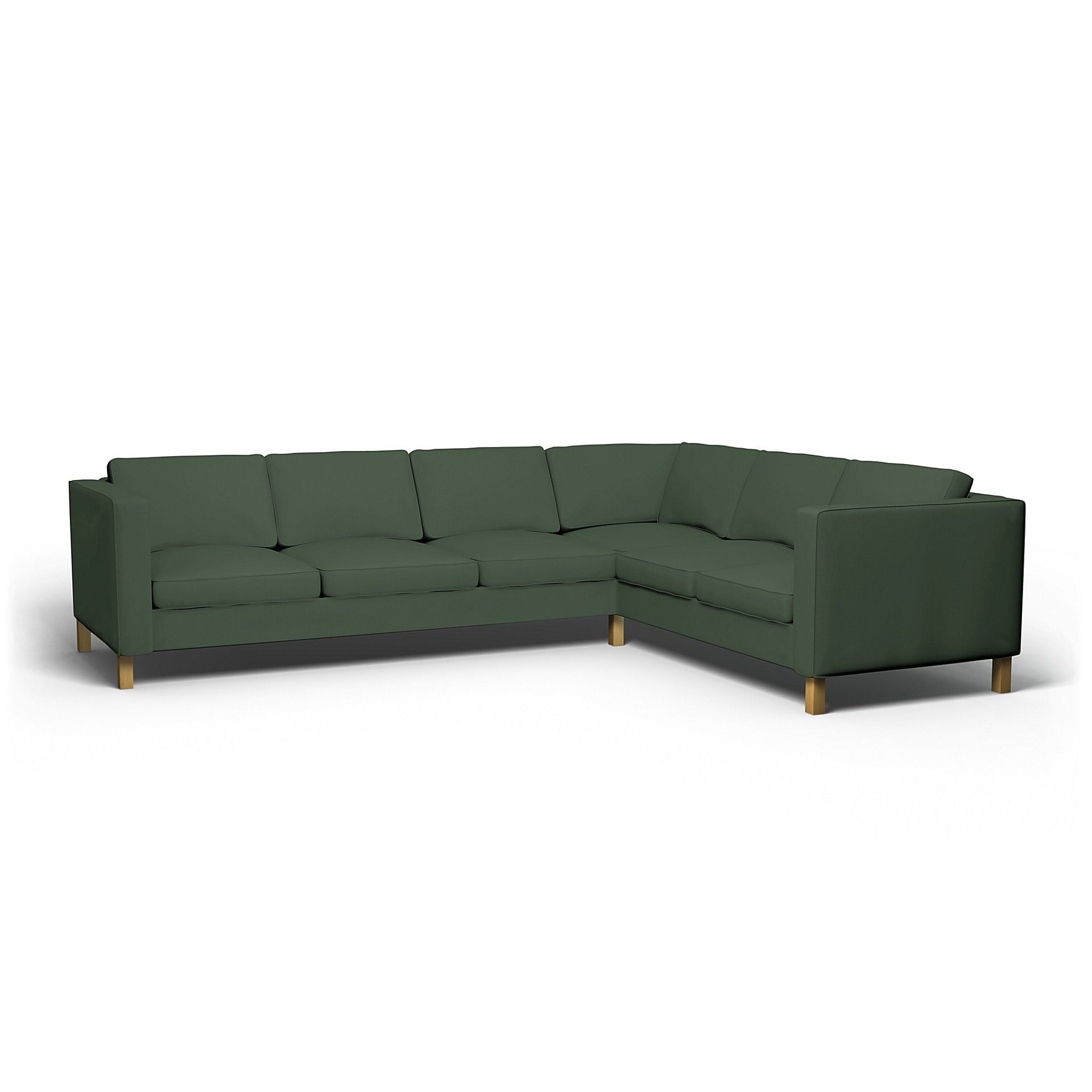 IKEA - Karlanda Corner Sofa Cover (3+2), Thyme, Cotton - Bemz