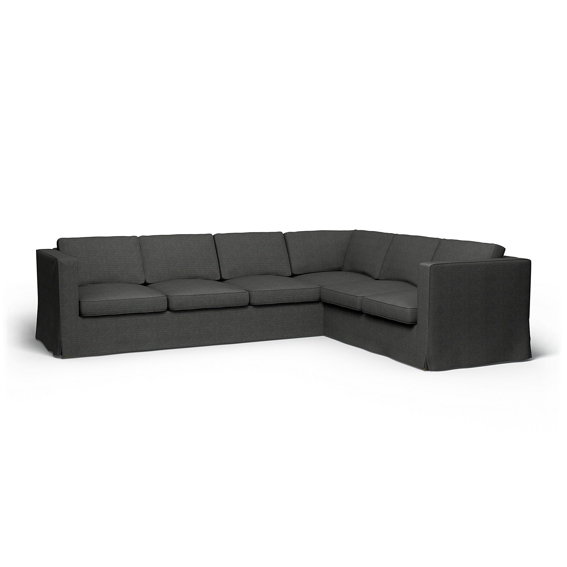 IKEA - Karlanda Corner Sofa Cover (3+2), Licorice, Corduroy - Bemz