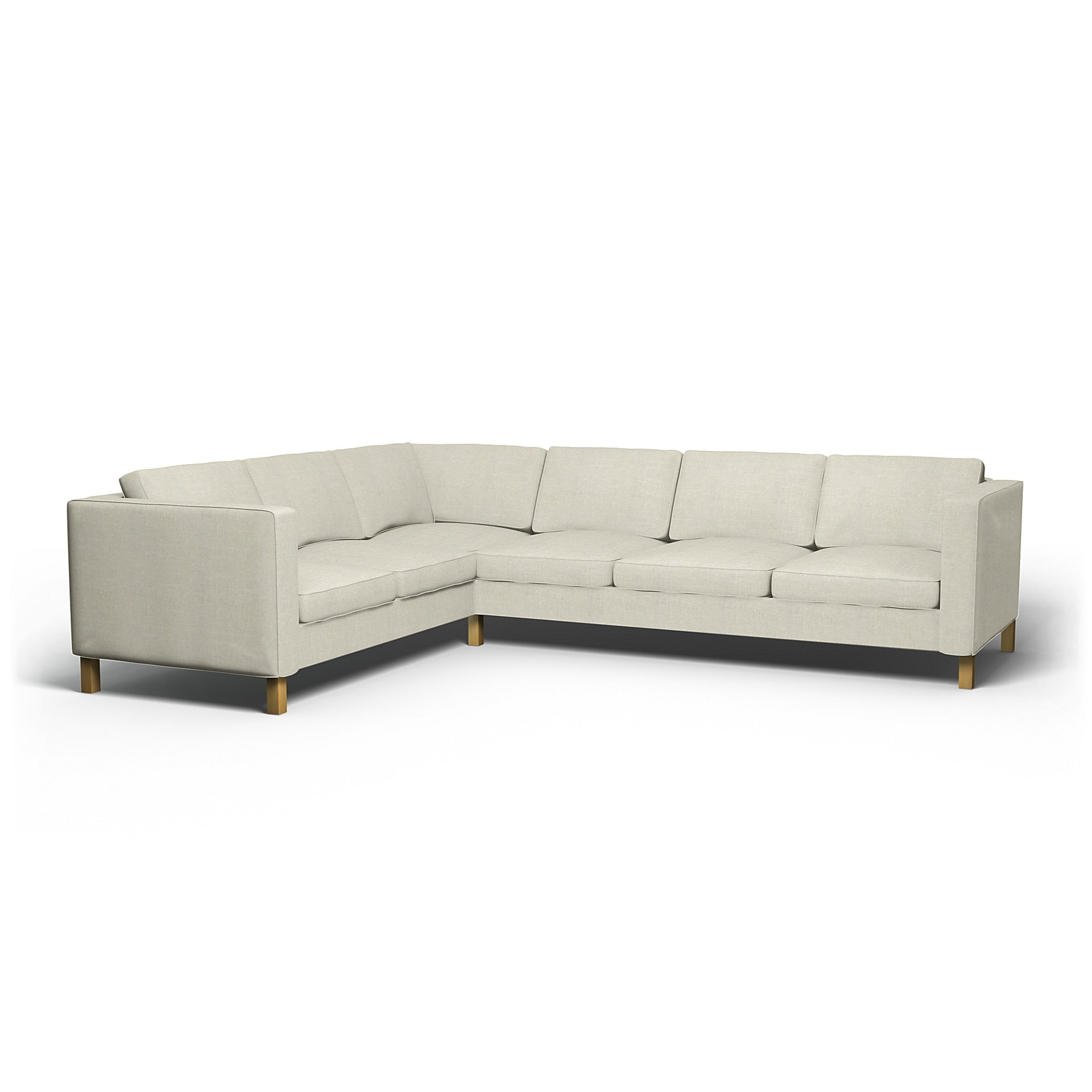 IKEA - Karlanda Corner Sofa Cover (2+3), Natural, Linen - Bemz