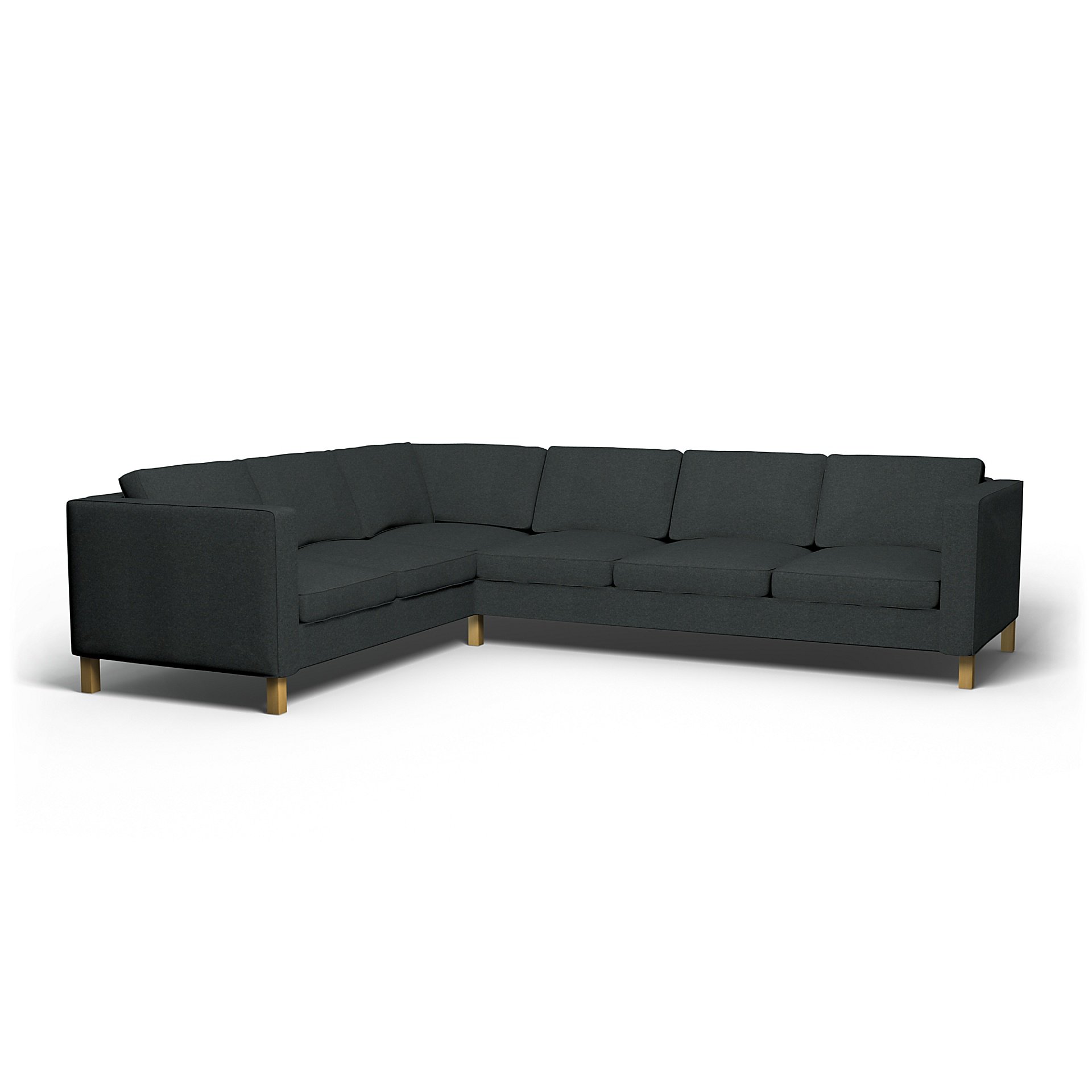 IKEA - Karlanda Corner Sofa Cover (2+3), Stone, Wool - Bemz
