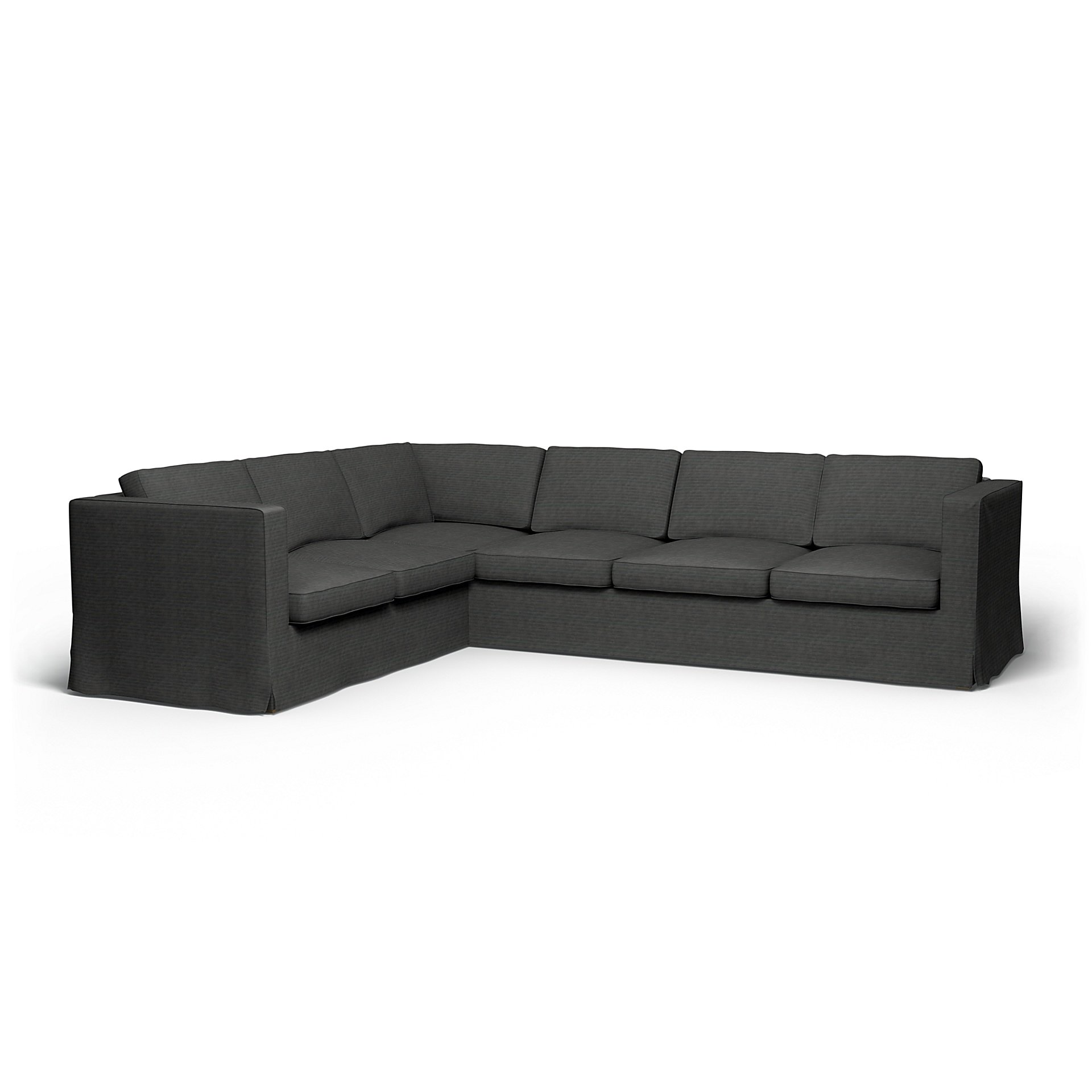 IKEA - Karlanda Corner Sofa Cover (2+3), Licorice, Corduroy - Bemz