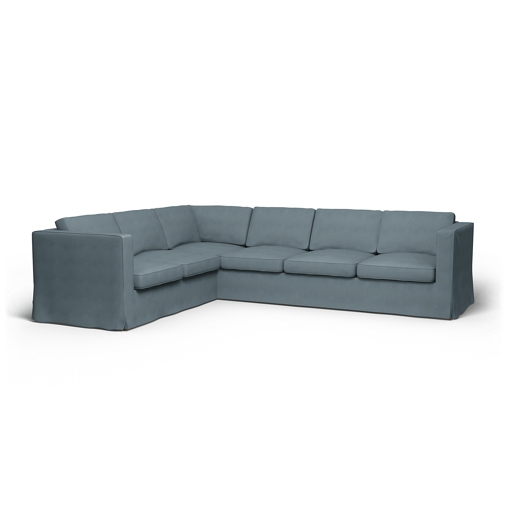 IKEA - Karlanda Corner Sofa Cover (2+3), Dusk, Linen - Bemz