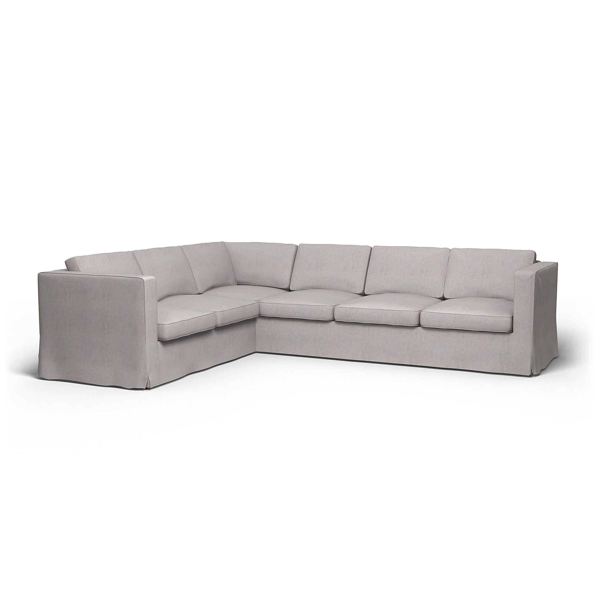 IKEA - Karlanda Corner Sofa Cover (2+3), Natural, Cotton - Bemz