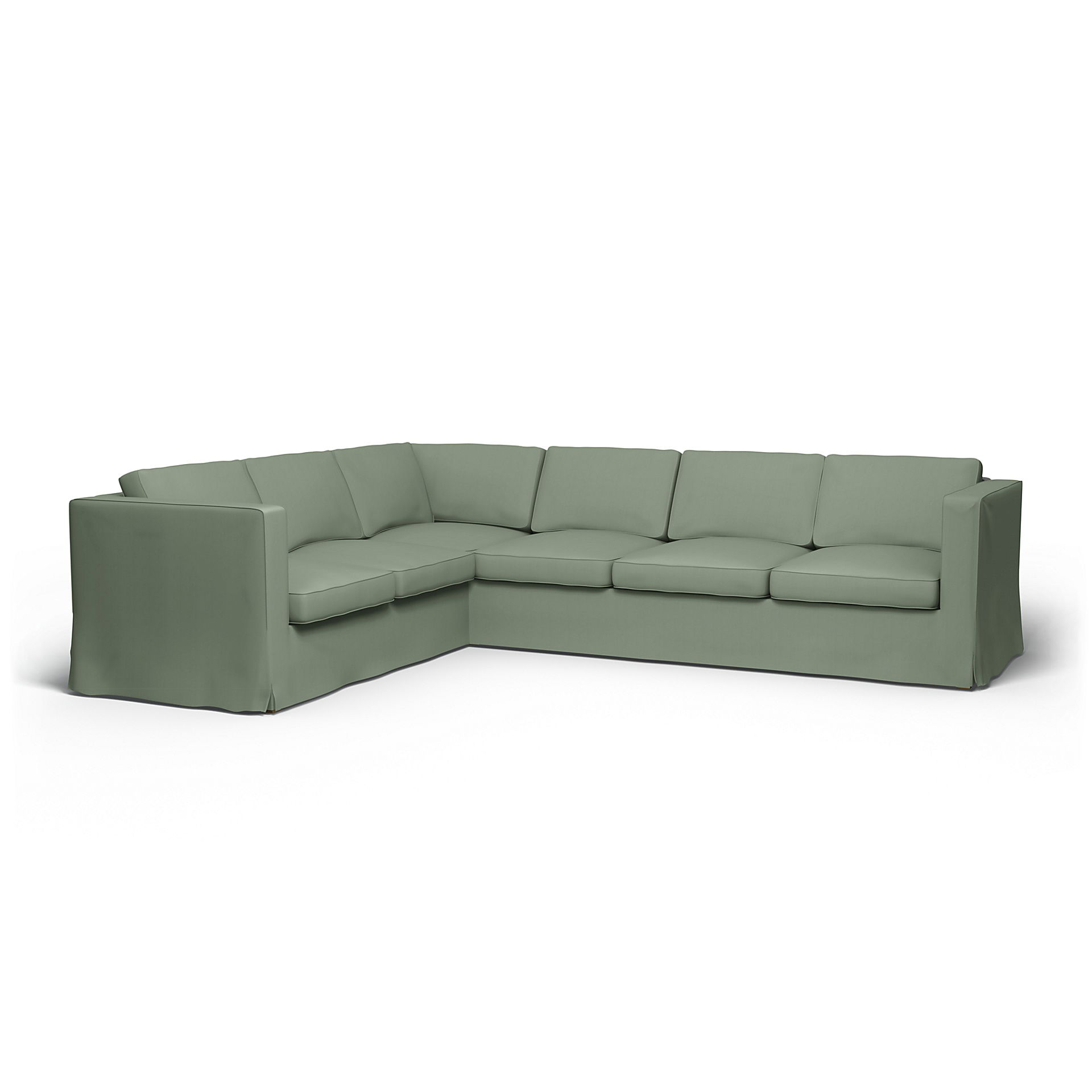IKEA - Karlanda Corner Sofa Cover (2+3), Seagrass, Cotton - Bemz