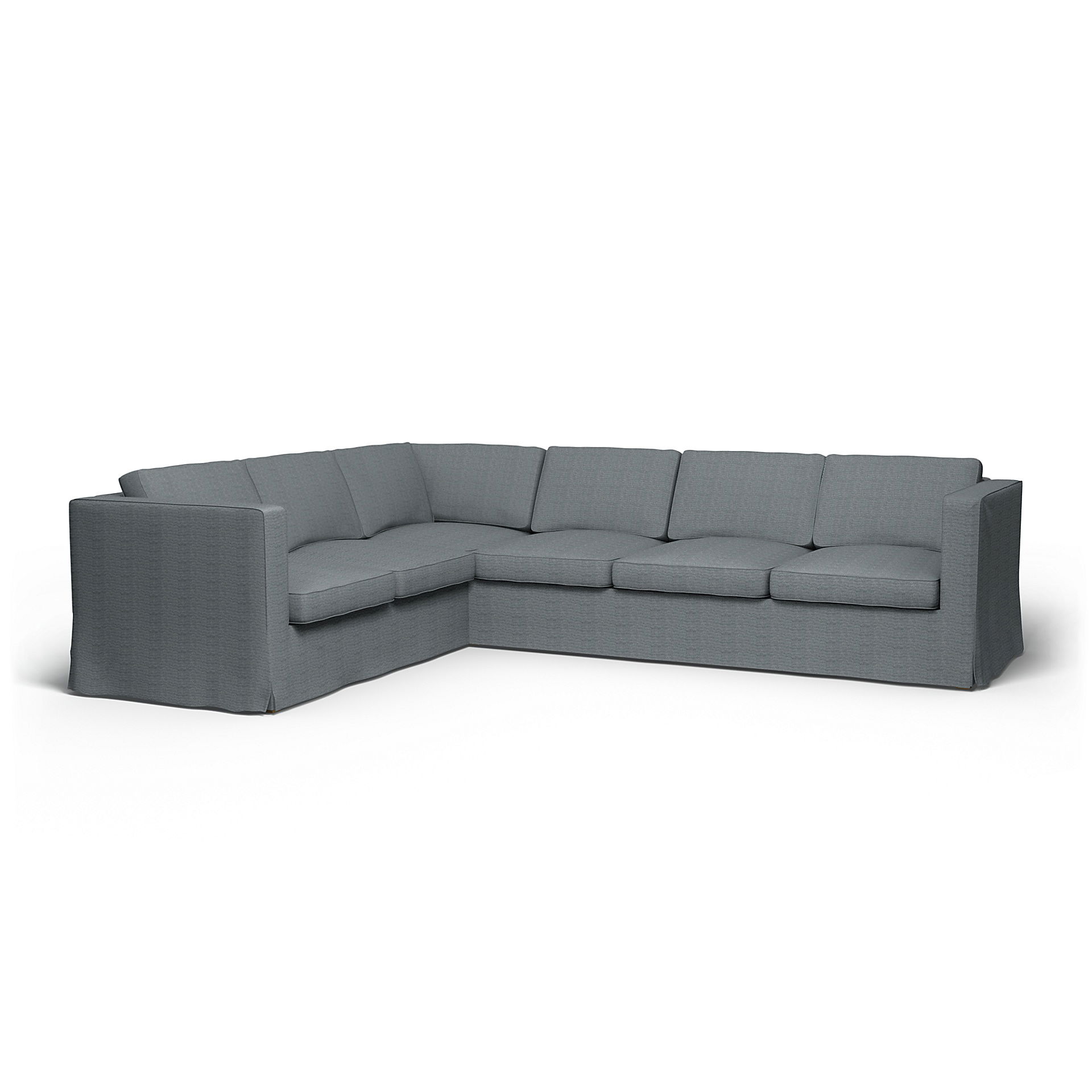IKEA - Karlanda Corner Sofa Cover (2+3), Denim, Cotton - Bemz