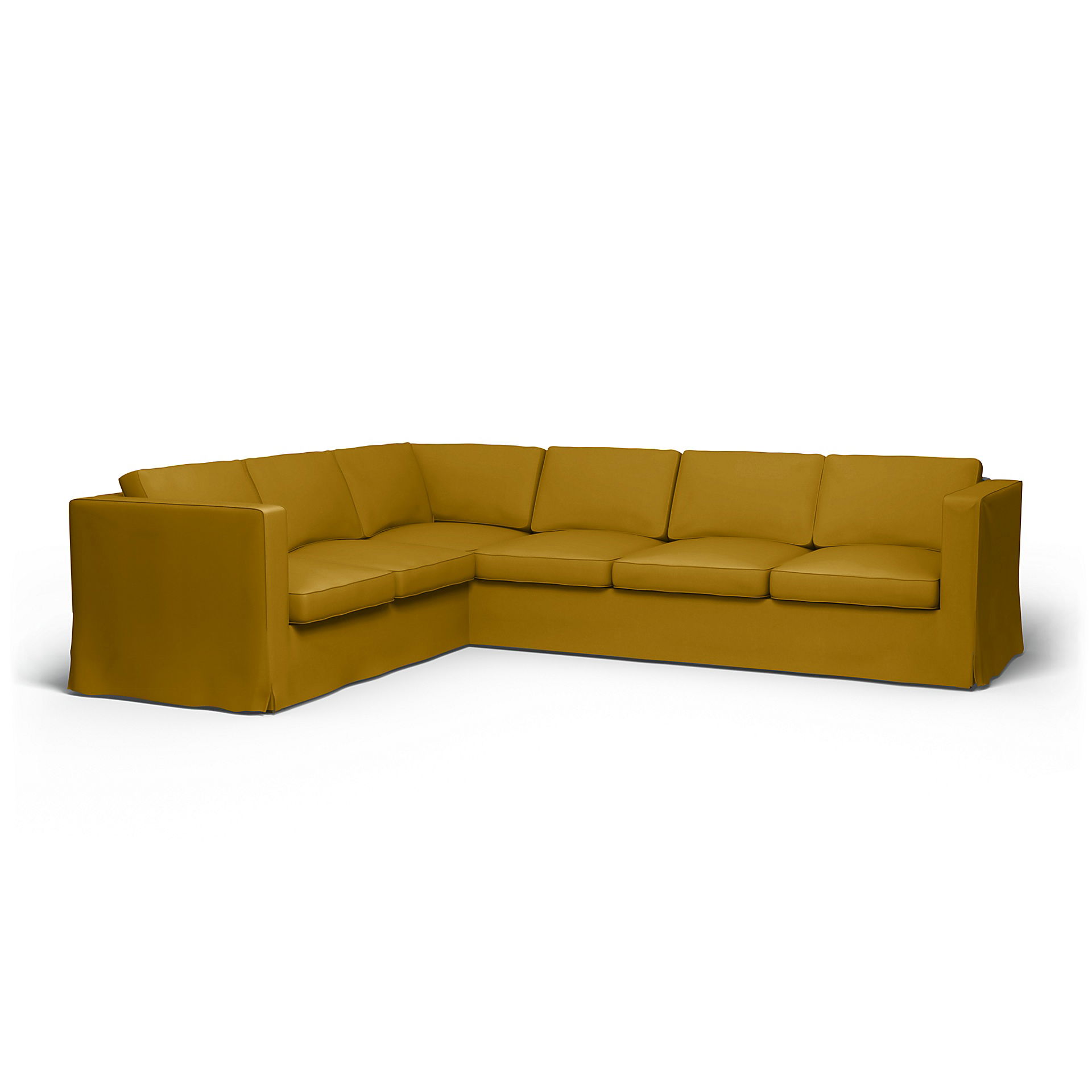 IKEA - Karlanda Corner Sofa Cover (2+3), Dijon, Velvet - Bemz
