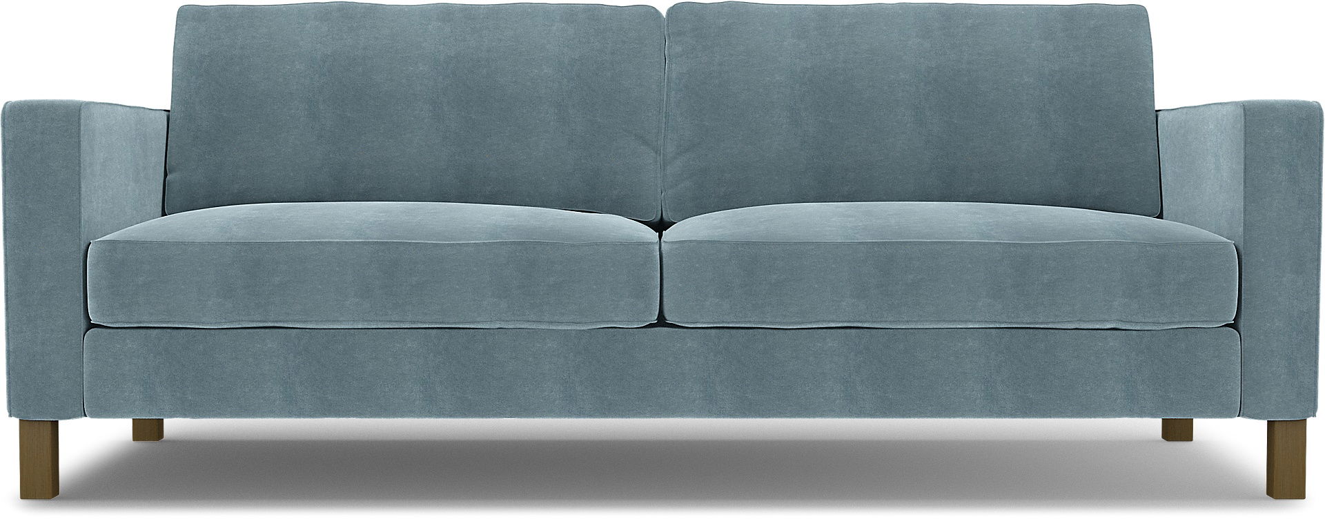 IKEA - Karlstad 3 Seater Sofa Cover, Air Blue, BEMZ NATURE'S PALETTE COLLECTION - Bemz