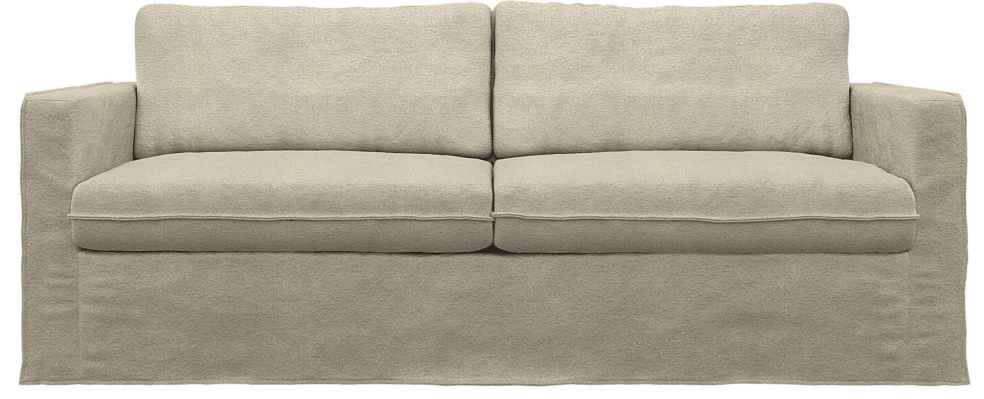 IKEA - Karlstad 3 Seater Sofa Cover, Natural White, BEMZ NATURE'S PALETTE COLLECTION - Bemz
