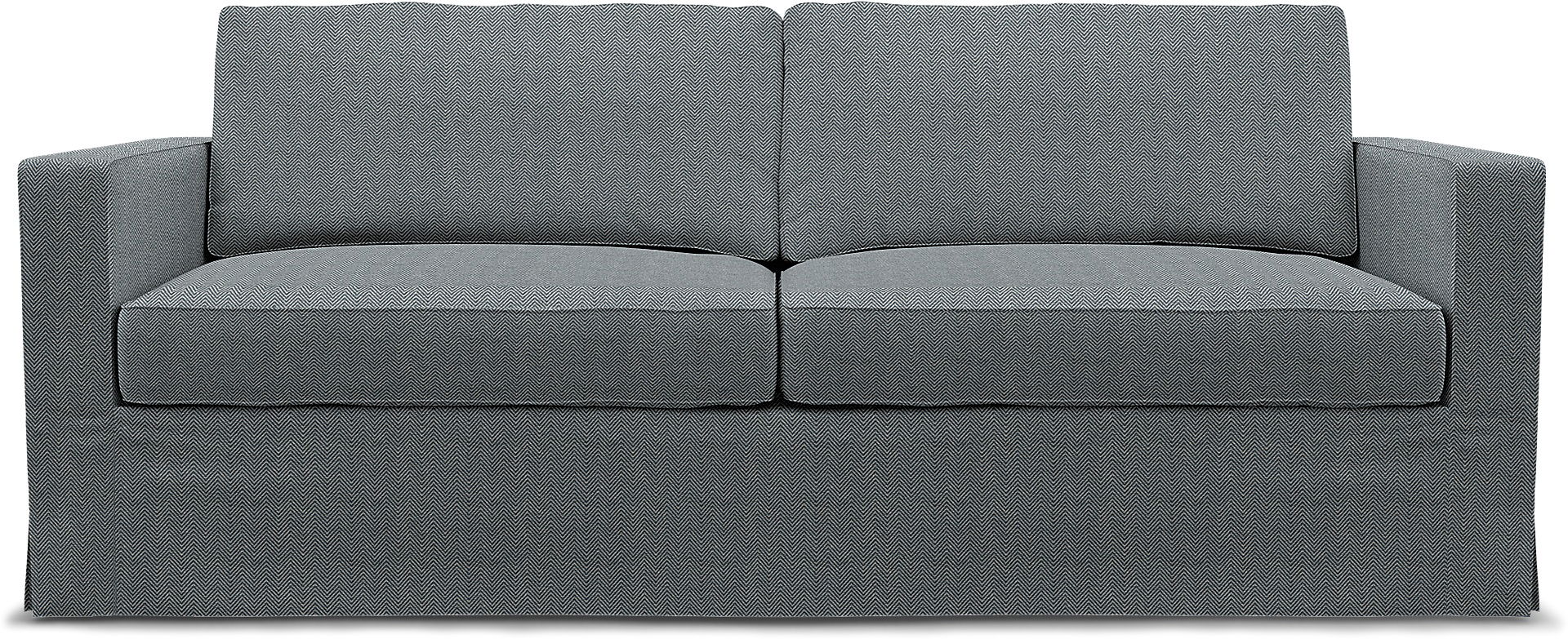 IKEA - Karlstad 3 Seater Sofa Cover, Denim, Cotton - Bemz