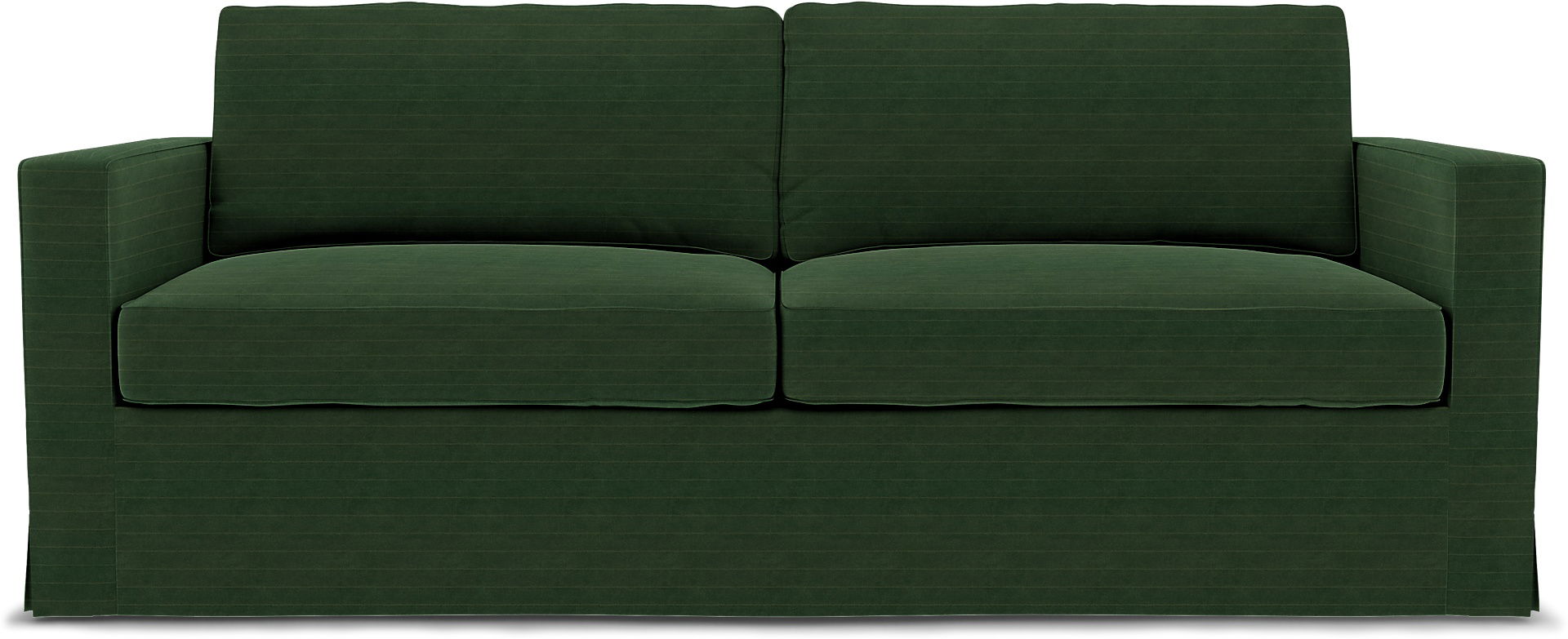 IKEA - Karlstad 3 Seater Sofa Cover, Deep Green, BEMZ NATURE'S PALETTE COLLECTION - Bemz