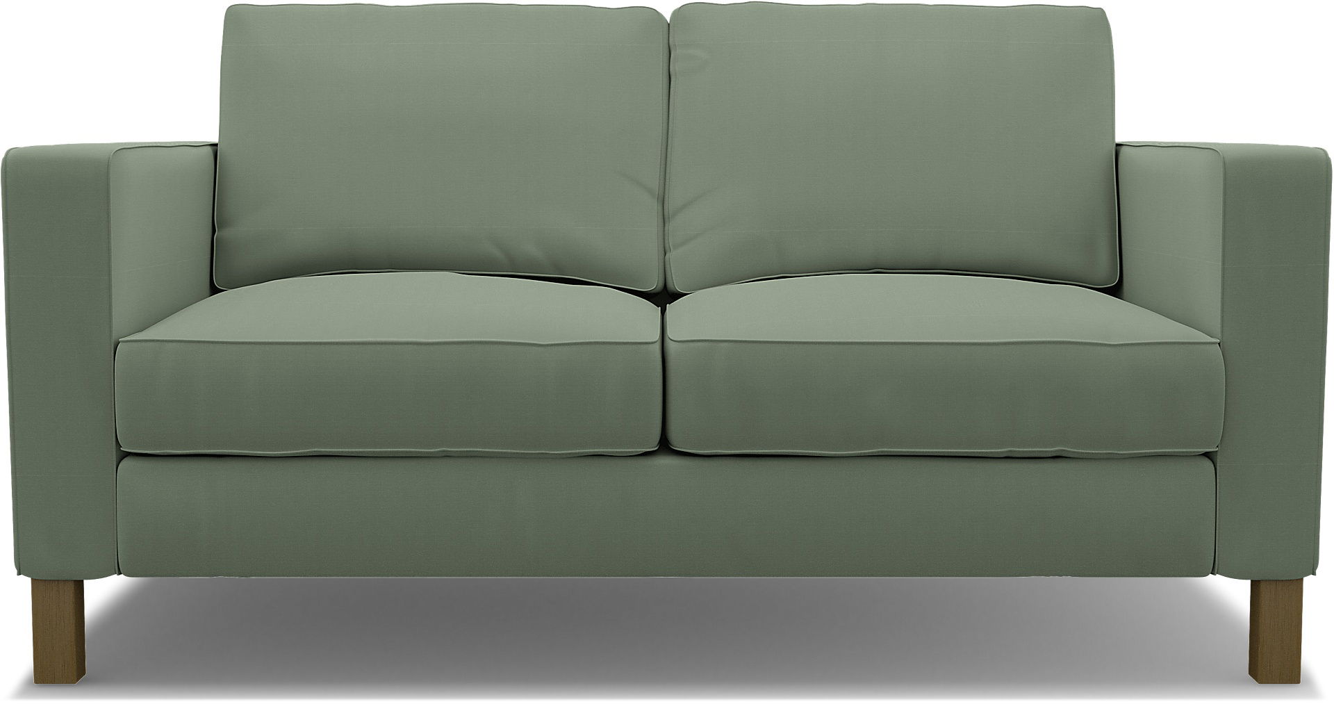 IKEA - Karlstad 2 Seater Sofa Cover, Seagrass, Cotton - Bemz