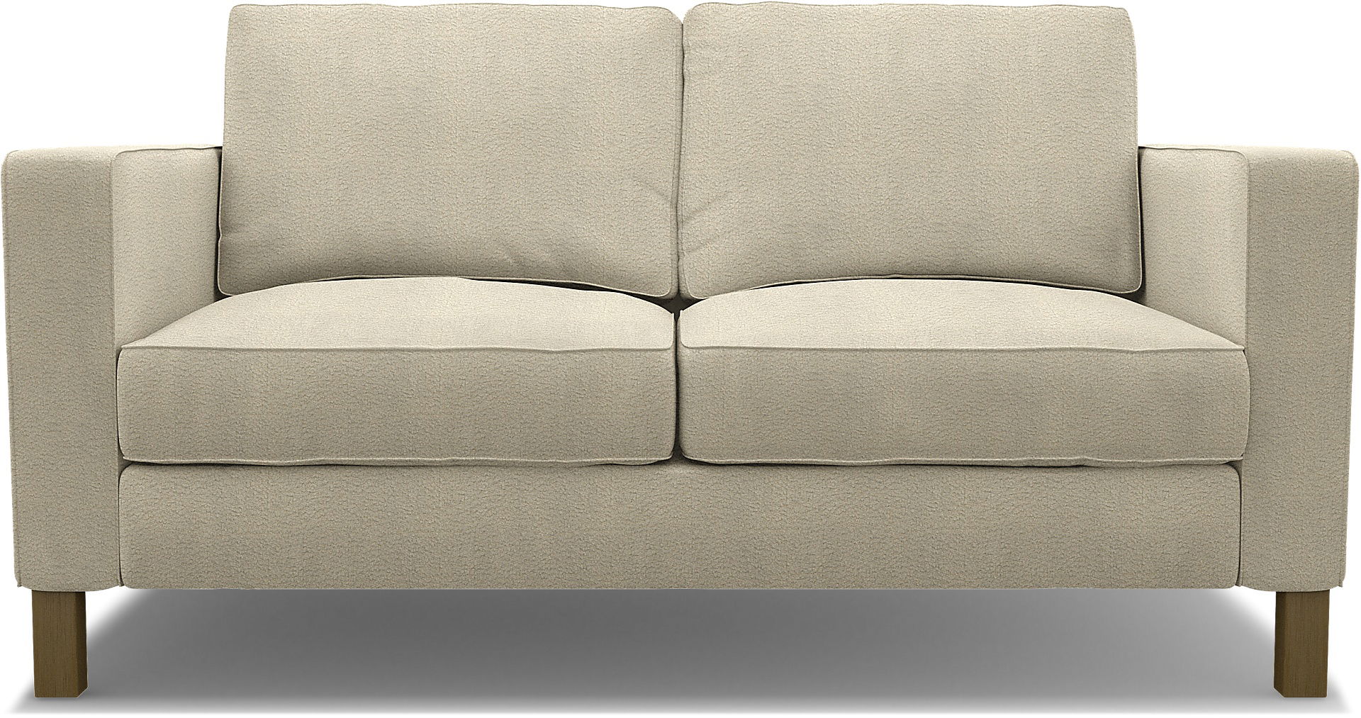 IKEA - Karlstad 2 Seater Sofa Cover, Natural White, BEMZ NATURE'S PALETTE COLLECTION - Bemz