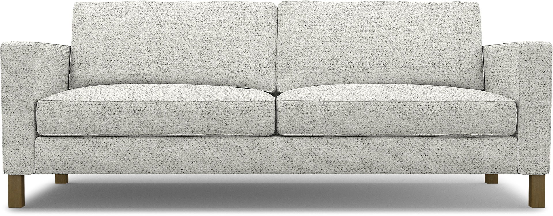 IKEA - Överdrag till Karlstad bäddsoffa, Ivory, BOUCLÉ & TEXTUR - Bemz