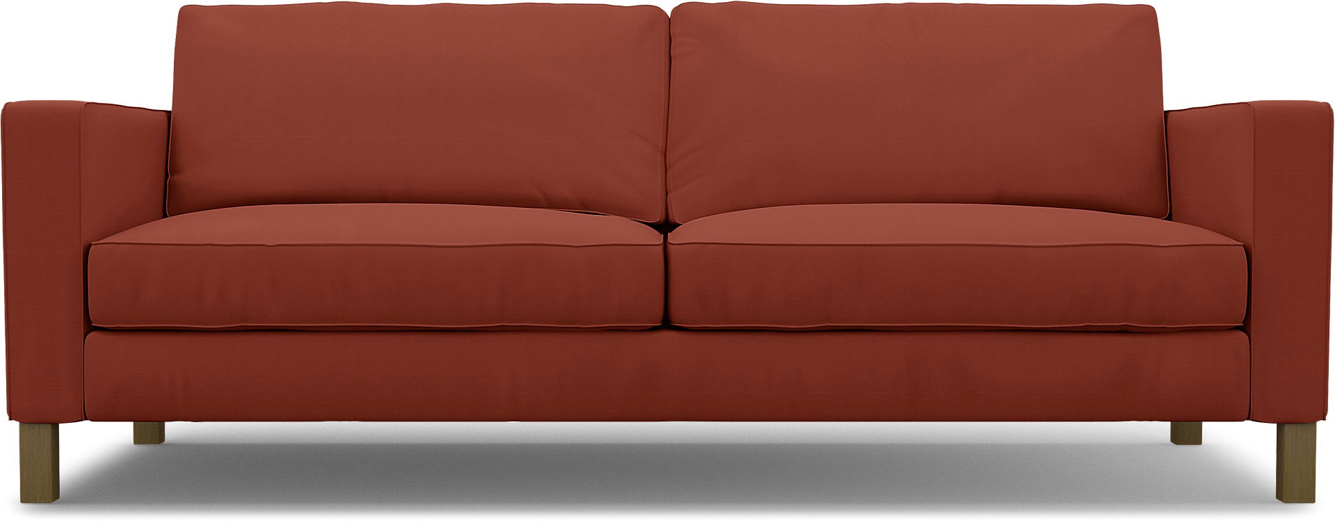 IKEA - Housse de convertible Karlstad, Burnt Orange, Coton - Bemz