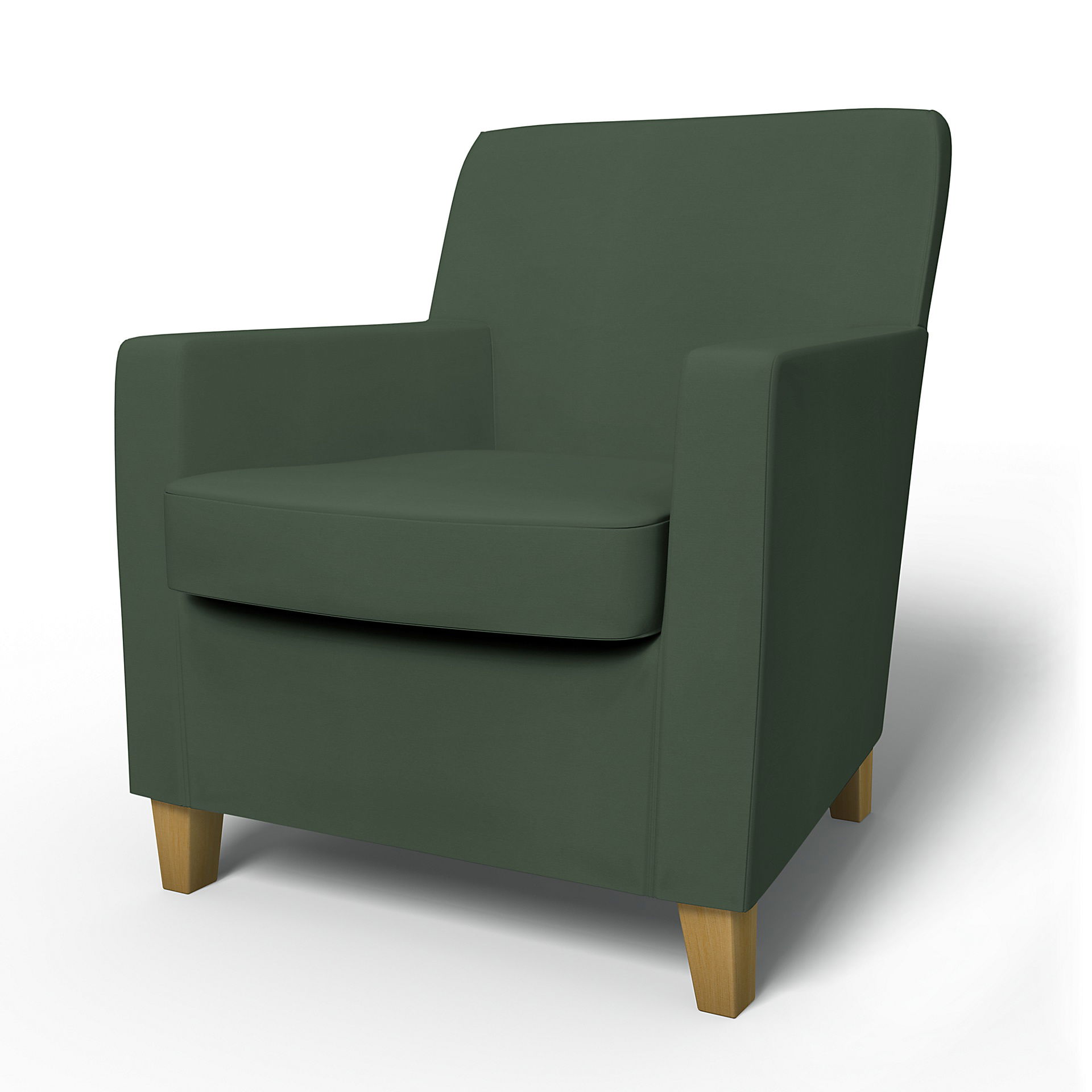 IKEA - Karlstad Armchair Cover (Small model), Thyme, Cotton - Bemz