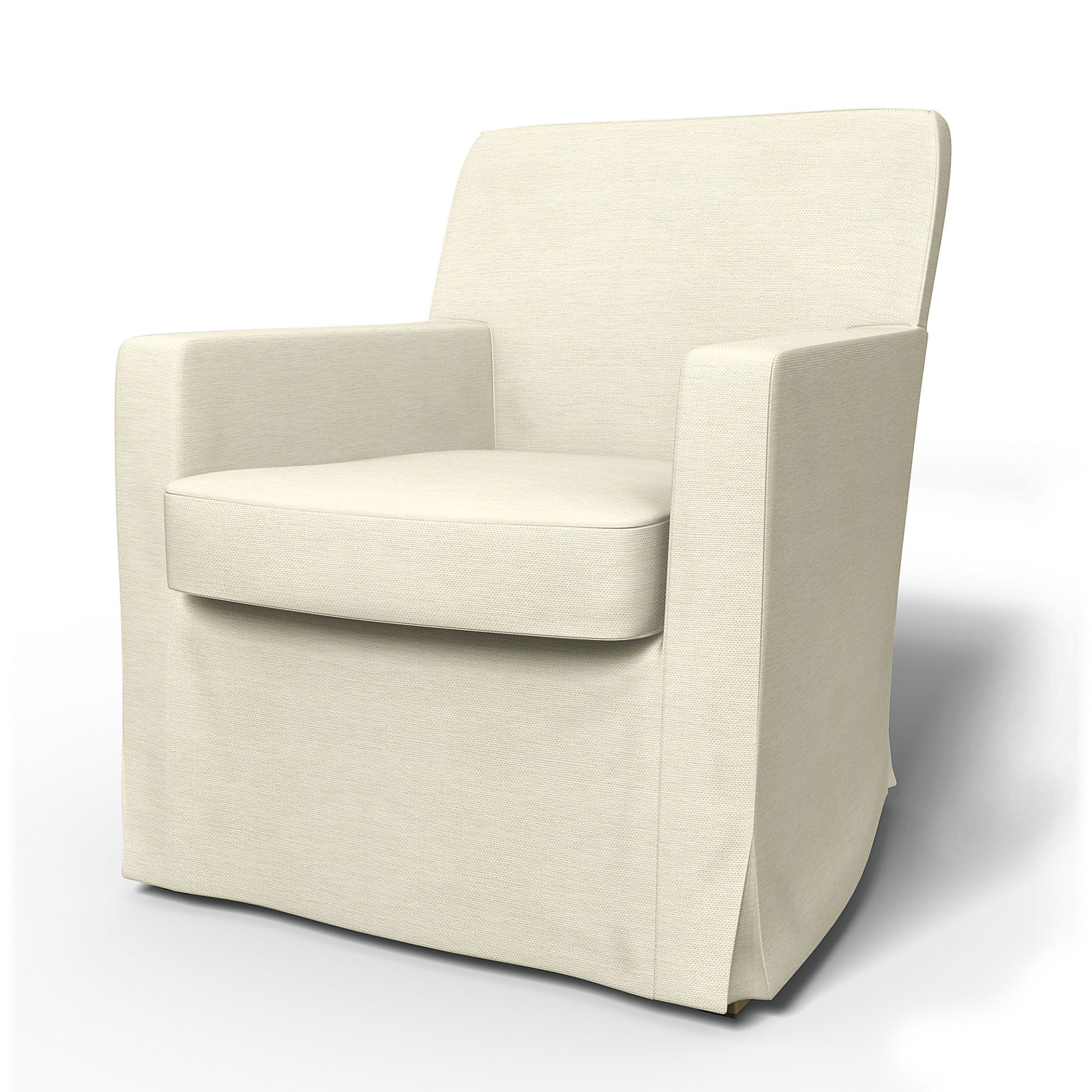IKEA - Karlstad Armchair Cover (Small model), Sand Beige, Cotton - Bemz