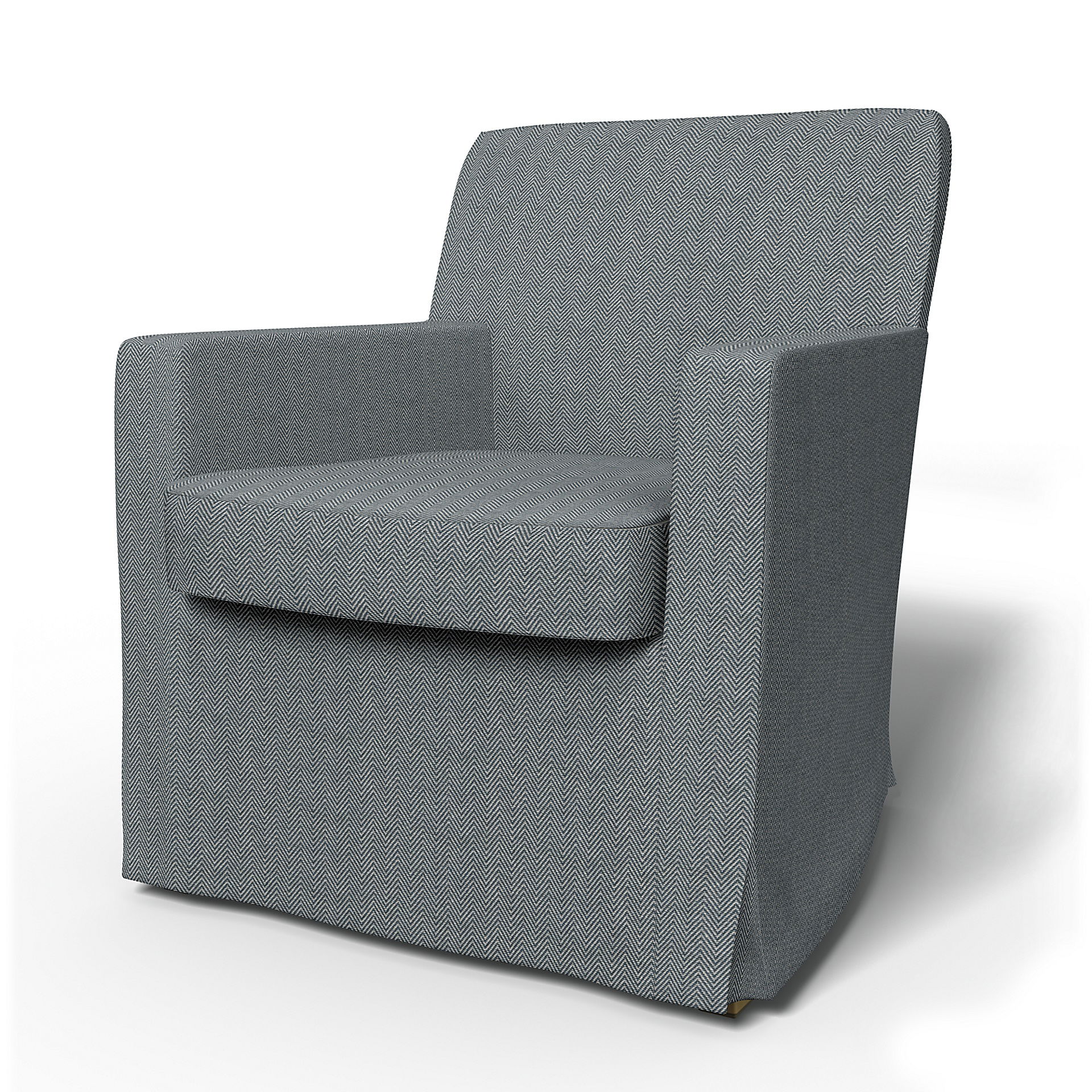 IKEA - Karlstad Armchair Cover (Small model), Denim, Cotton - Bemz
