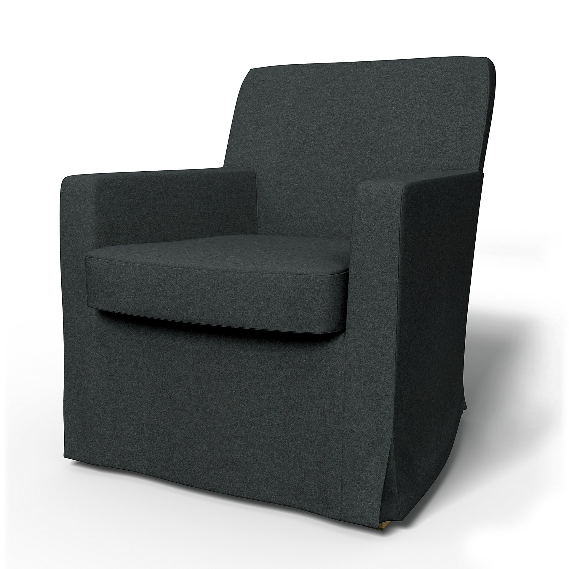 IKEA - Karlstad Armchair Cover (Small model), Stone, Wool - Bemz