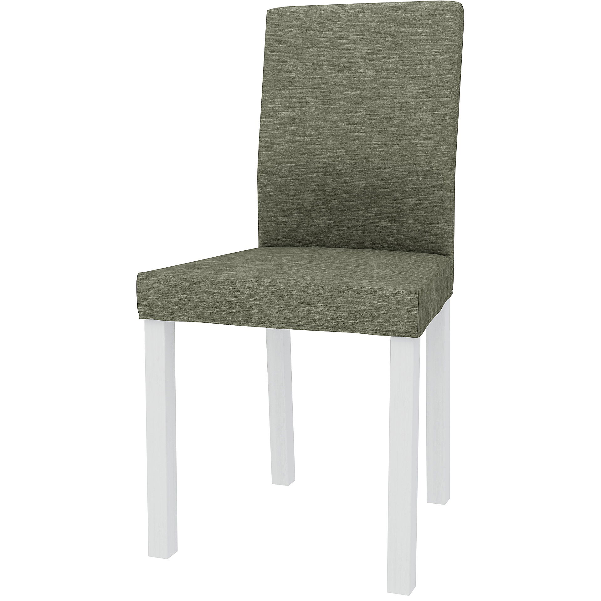 IKEA - KÄTTIL STOL, Green Grey, Sammet - Bemz