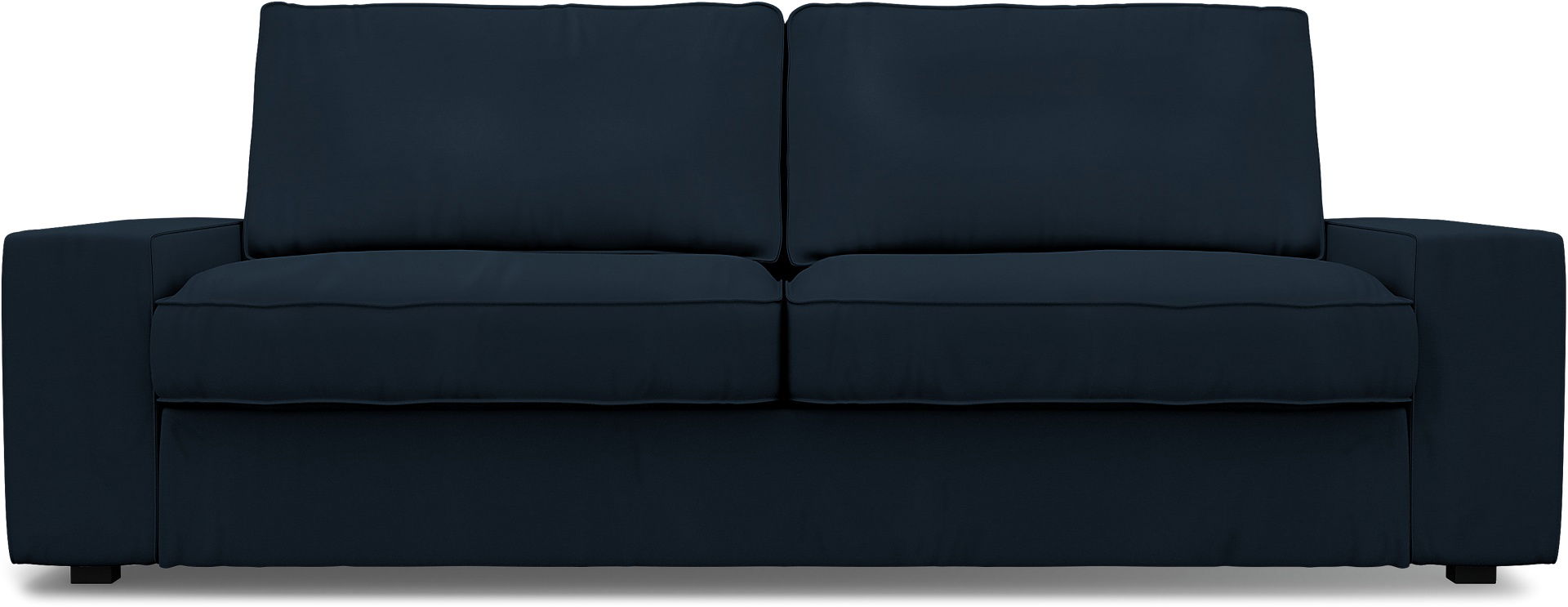 IKEA - Överdrag till Kivik 3-sitssoffa, Navy Blue, Bomull - Bemz