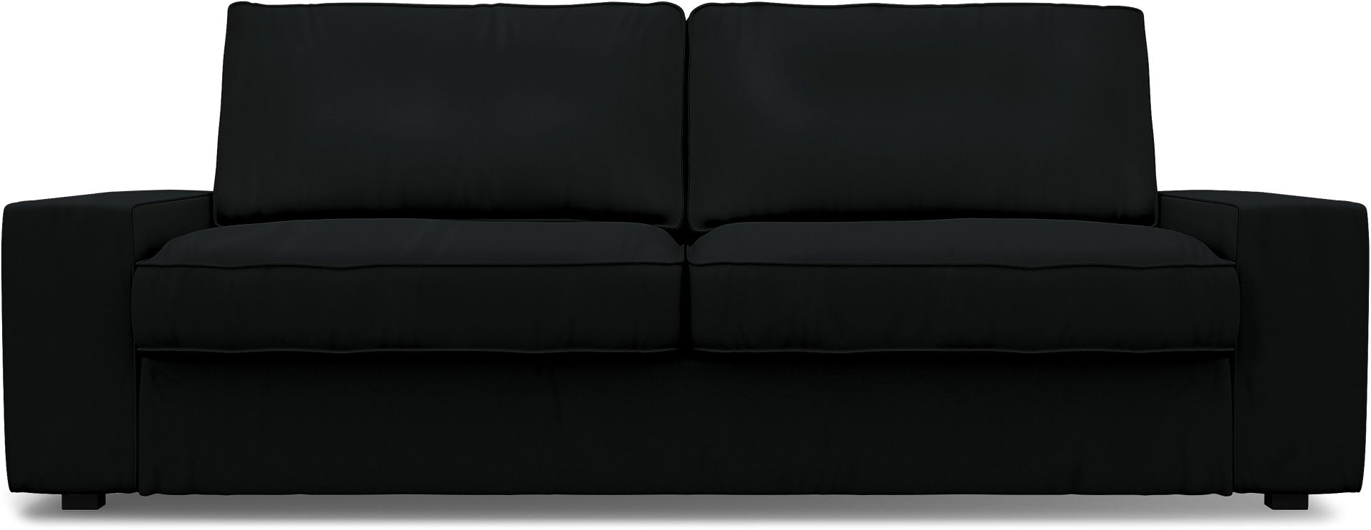 IKEA - Överdrag till Kivik 3-sitssoffa, Jet Black, Bomull - Bemz