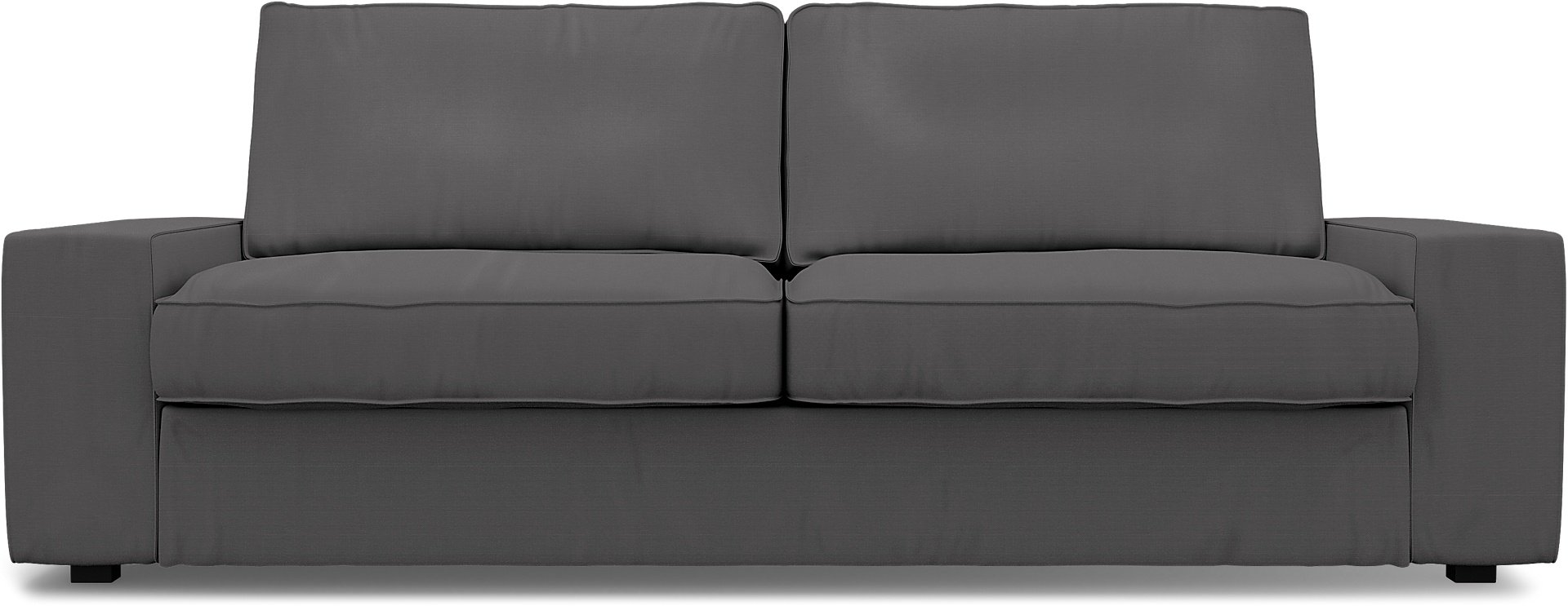 IKEA - Kivik 3 Seater Sofa Cover, Smoked Pearl, Cotton - Bemz