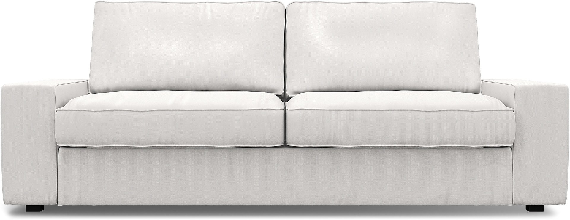 IKEA - Kivik 3 Seater Sofa Cover, Soft White, Linen - Bemz