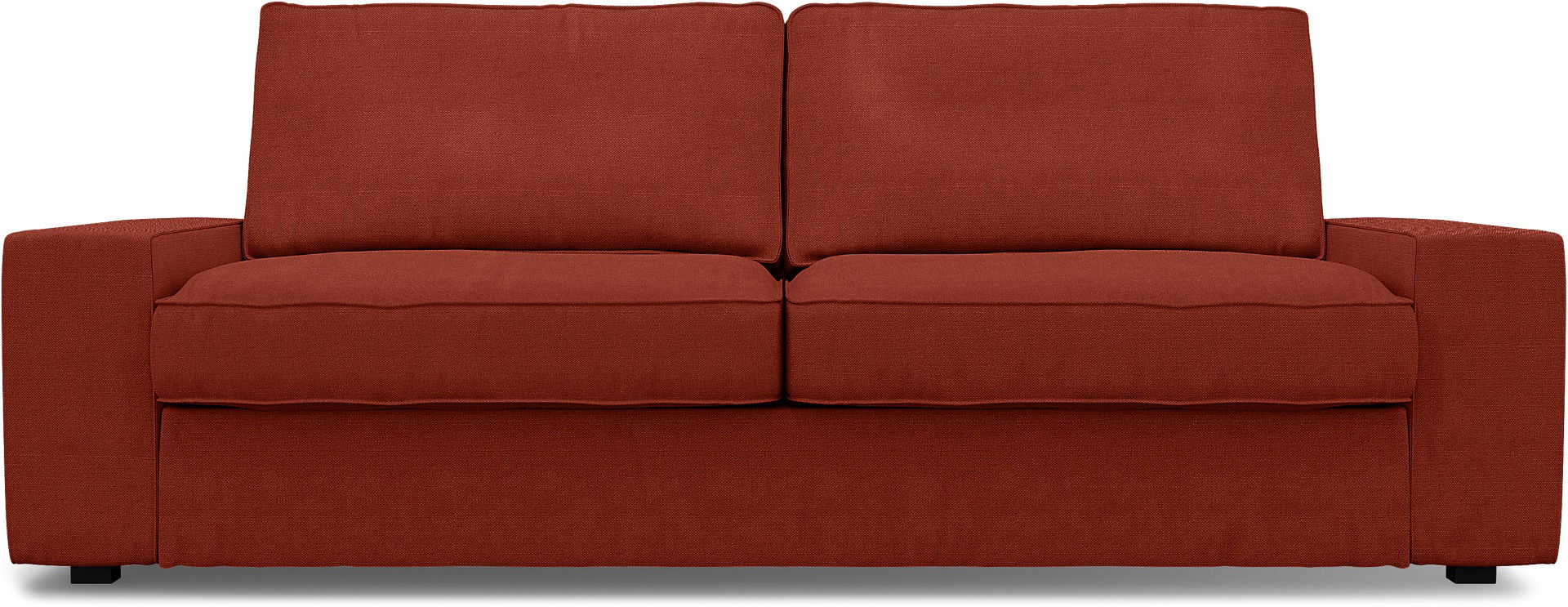 IKEA - Kivik 3 Seater Sofa Cover, Cayenne, Linen - Bemz