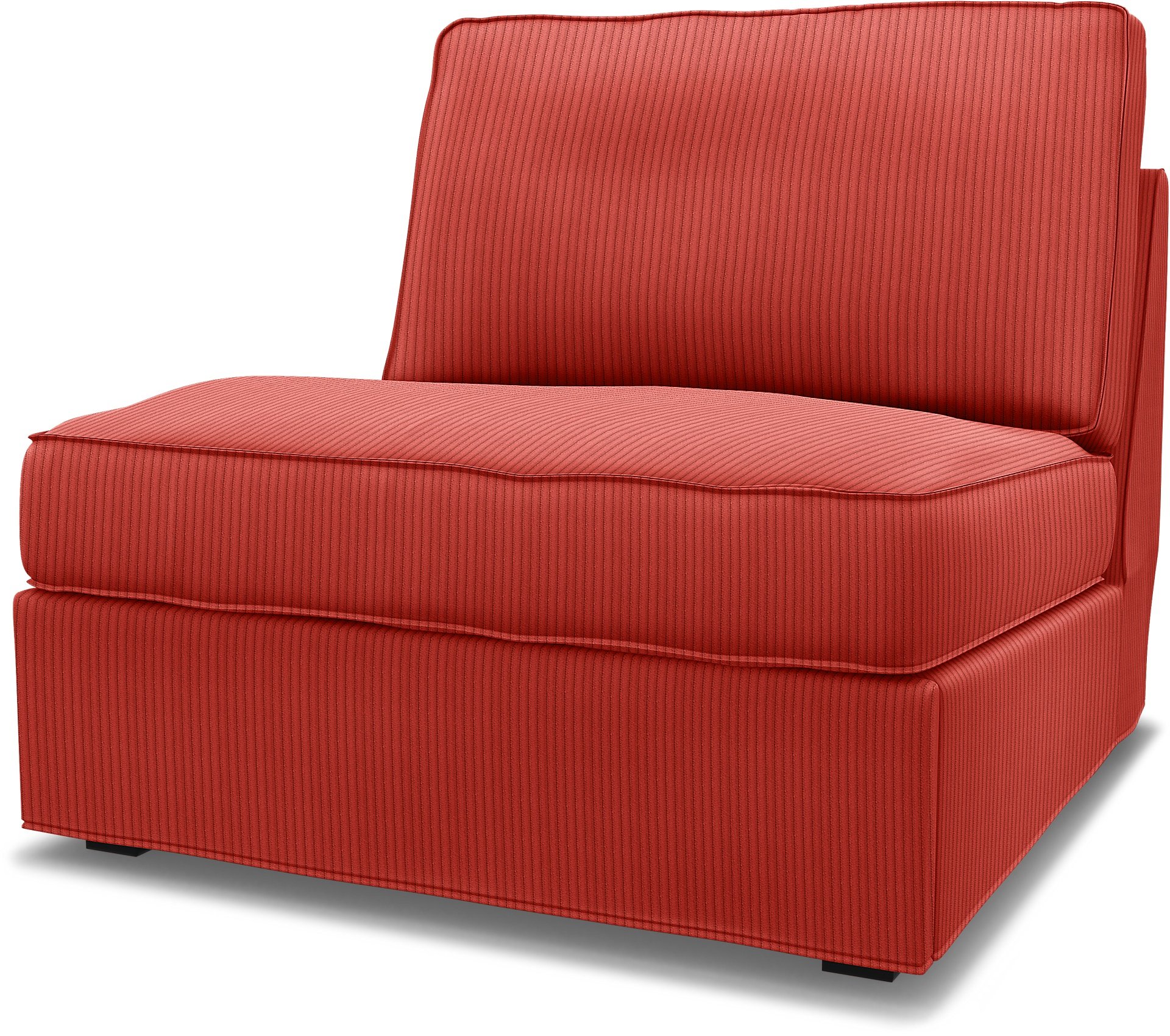 IKEA - Kivik 1 seater sofa bed, Brick Red, - Bemz
