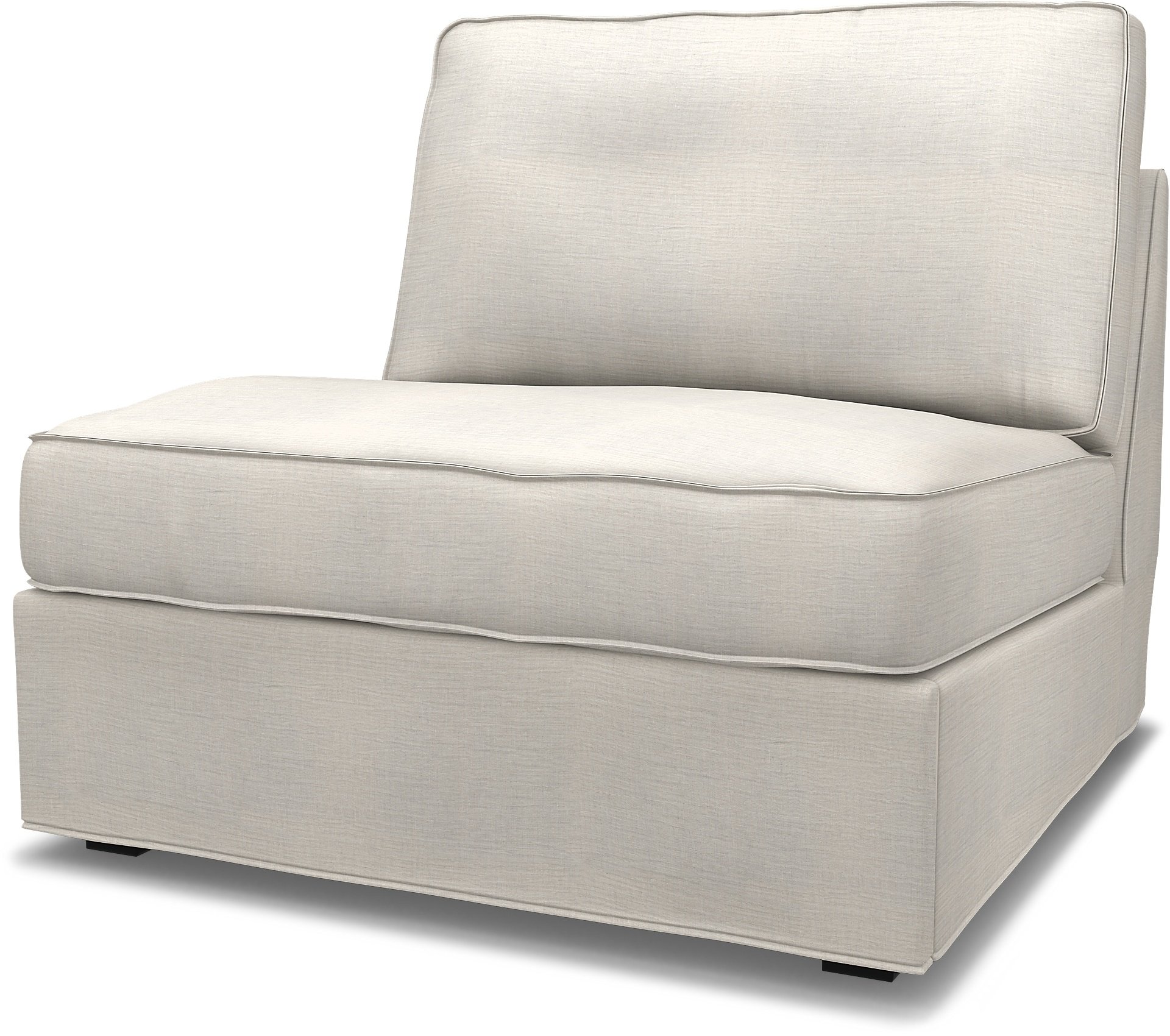 IKEA - Kivik 1 seater sofa bed, Soft White, Linen - Bemz