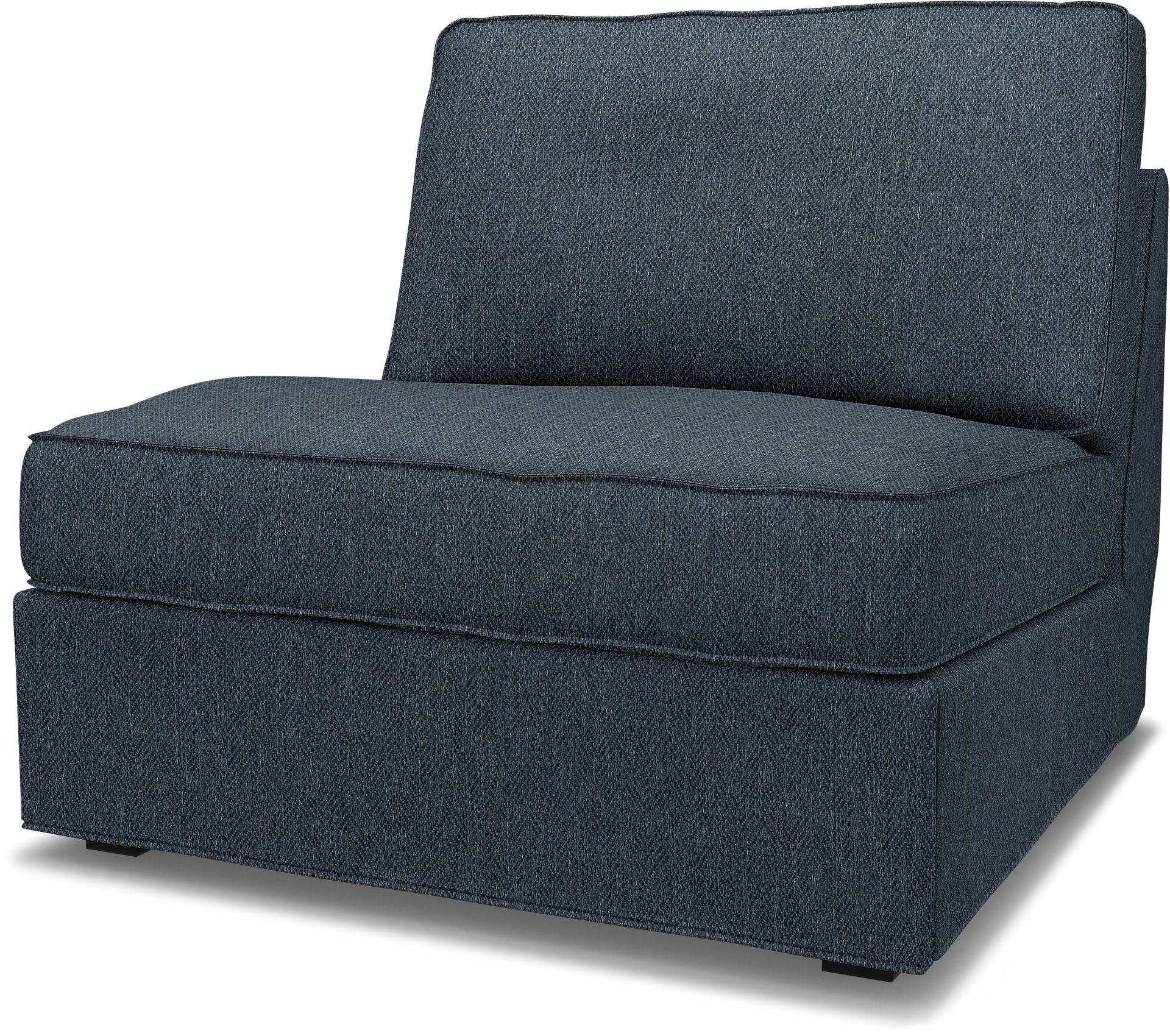 IKEA - Kivik 1 seater sofa bed, Denim, Boucle & Texture - Bemz