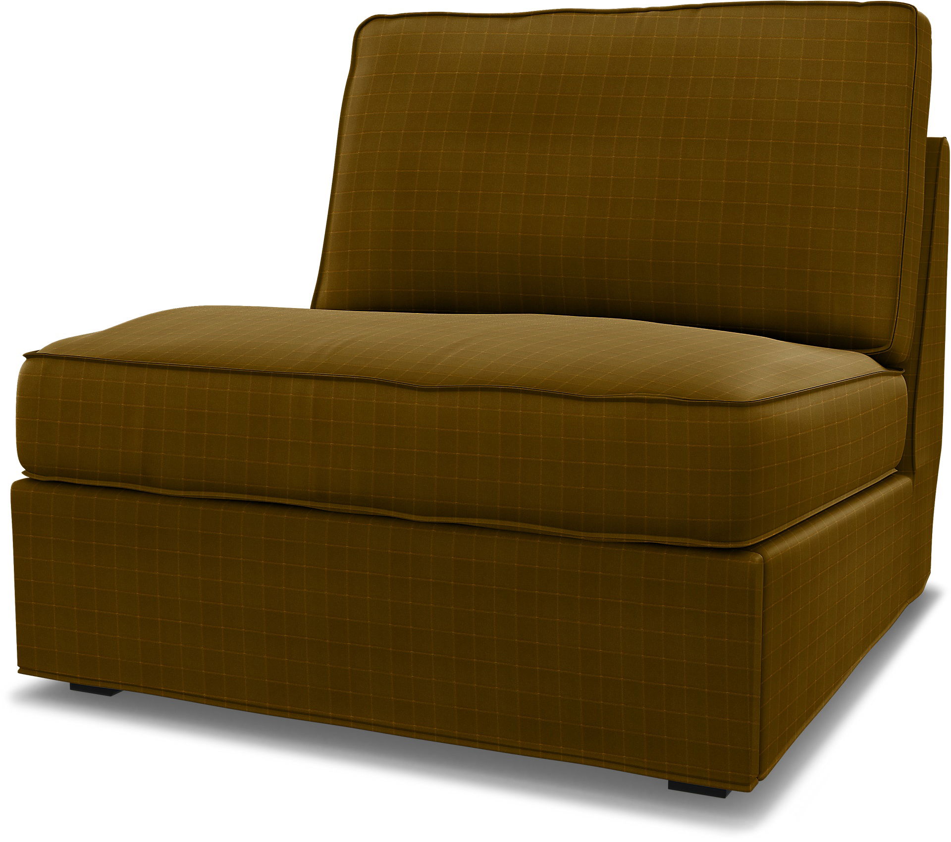 IKEA - Kivik 1 Seater Sofa bed cover, Turmeric, Velvet - Bemz