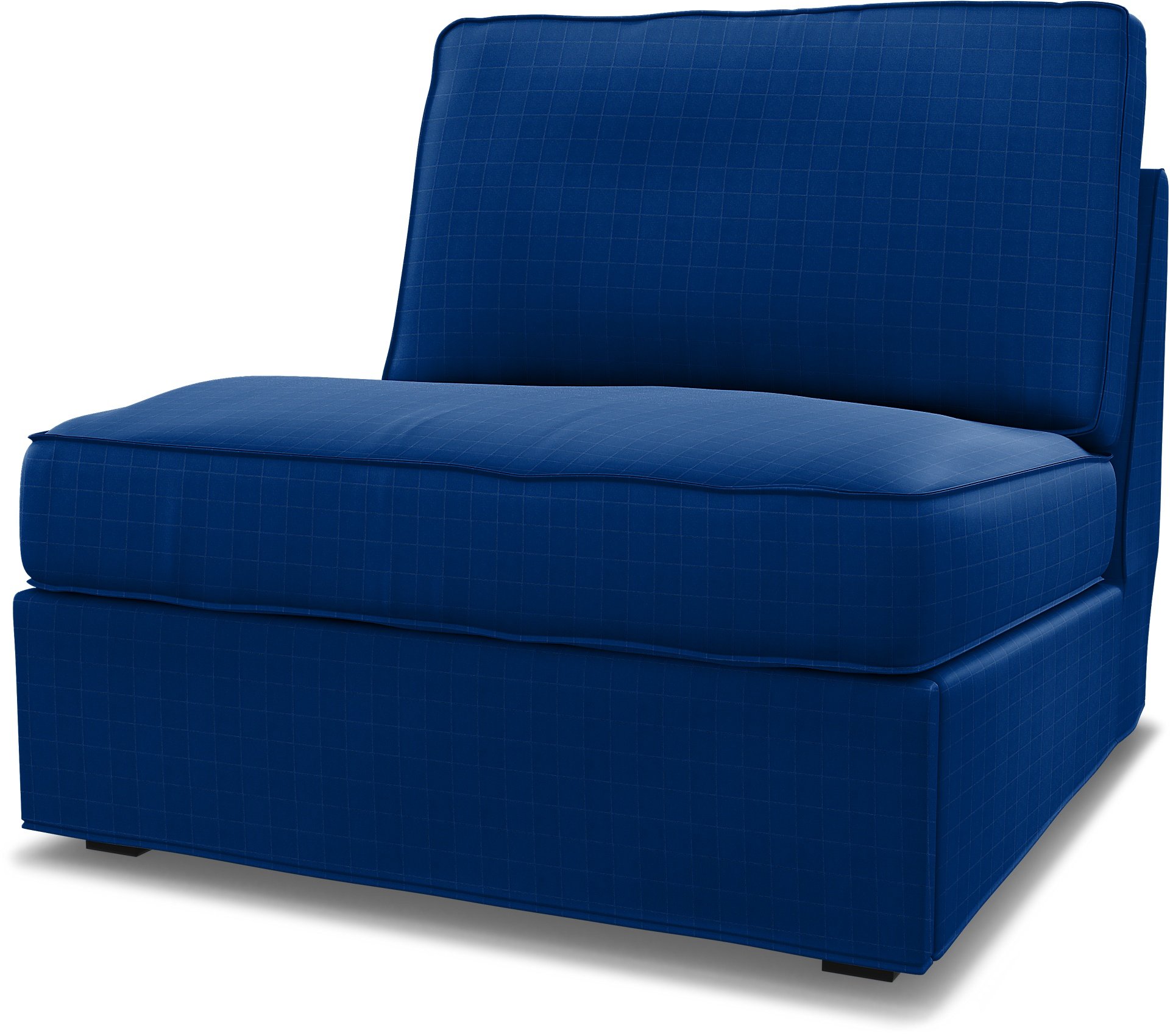 IKEA - Kivik 1 seater sofa bed, Lapis Blue, Velvet - Bemz