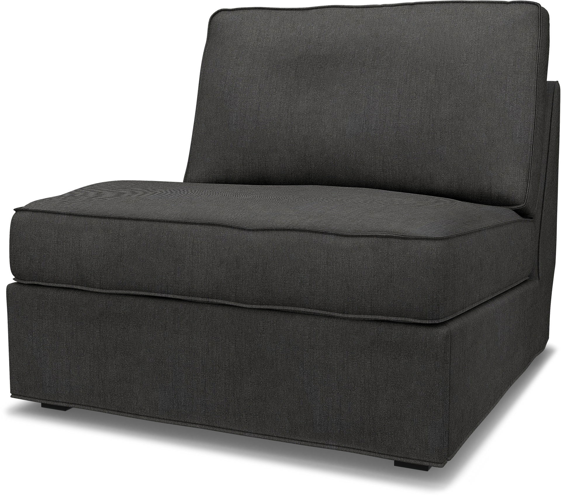 IKEA - Kivik 1 Seater Sofa bed cover, Espresso, Linen - Bemz