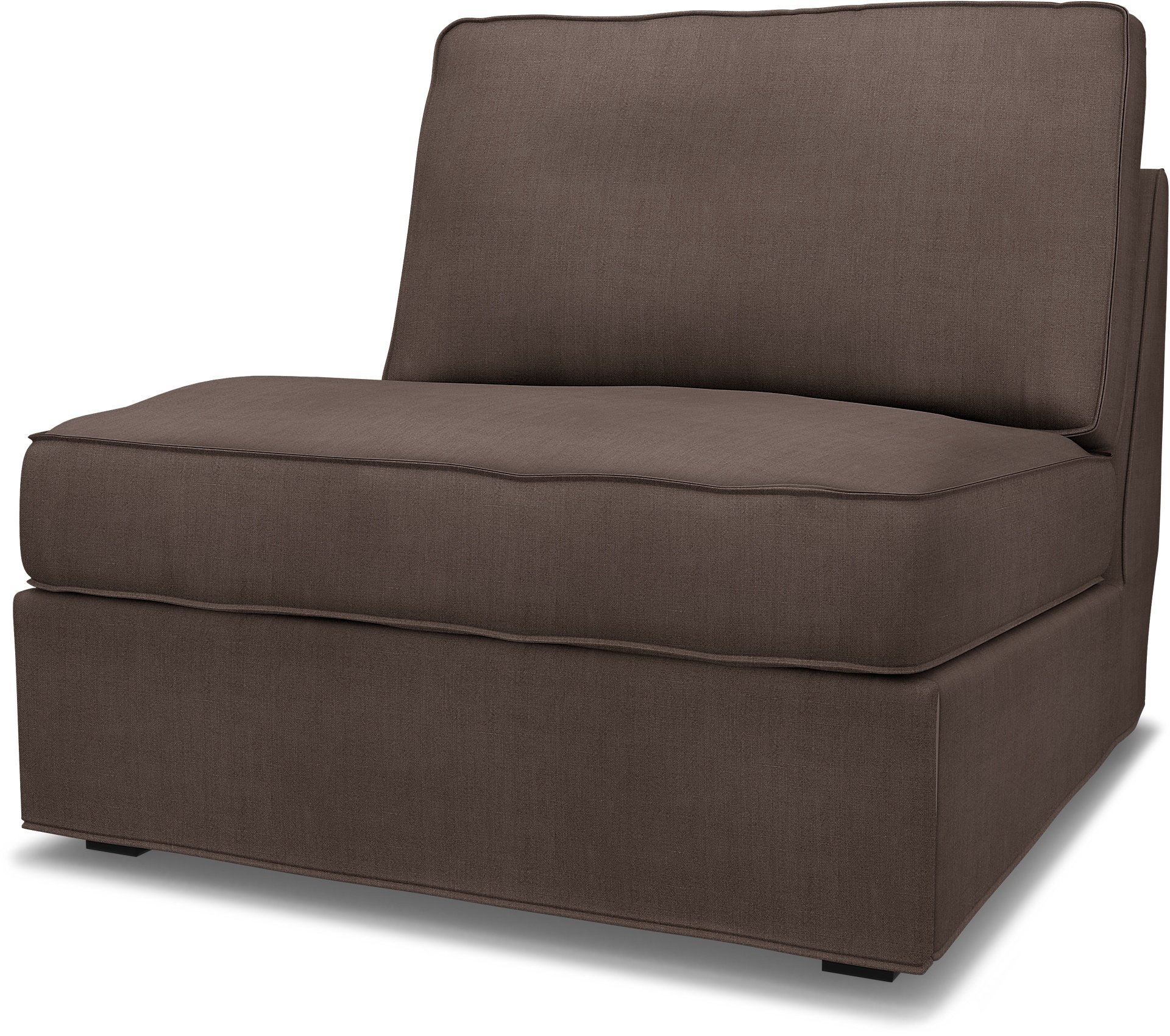 IKEA - Kivik 1 seater sofa bed, Cocoa, Linen - Bemz